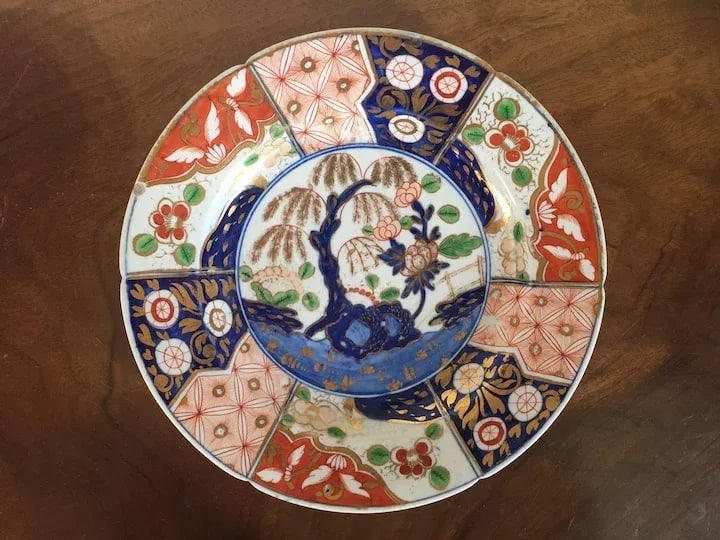 Early 19th Century Coalport Porcelain Imari Rock & Tree Dinner Plate - 3