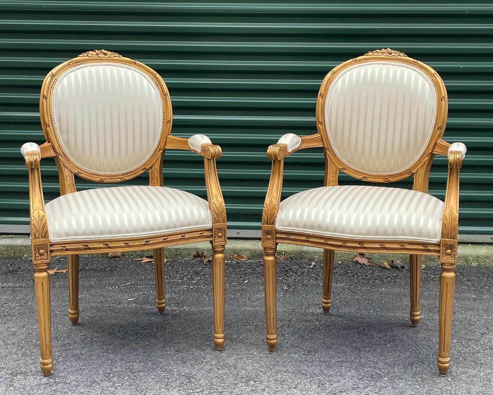 Vintage "Andre Originals" Louis XVI Side Chairs- a Pair - 13