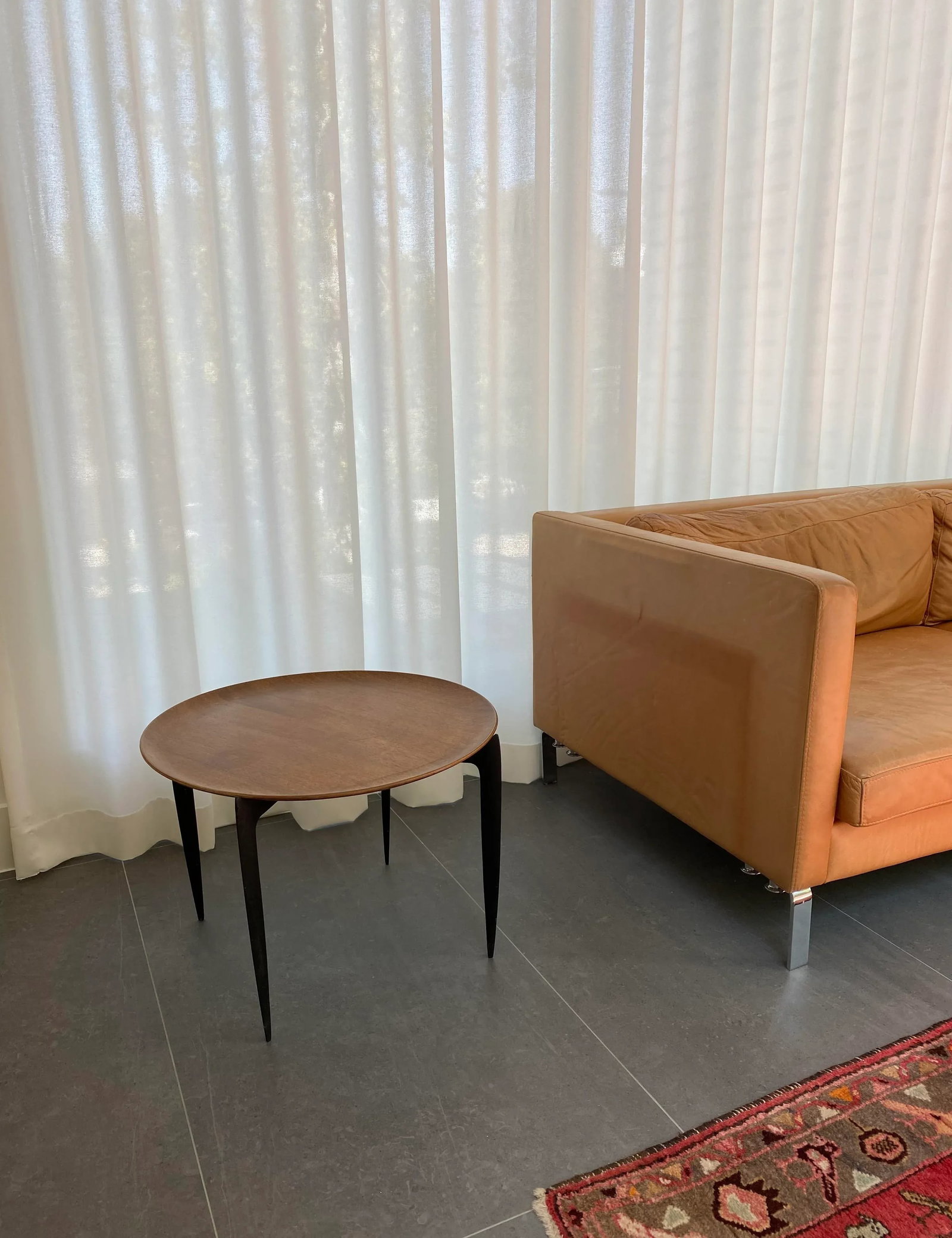 Vintage Mid Century Fritz Hansen Teak Tray Side Table - 4