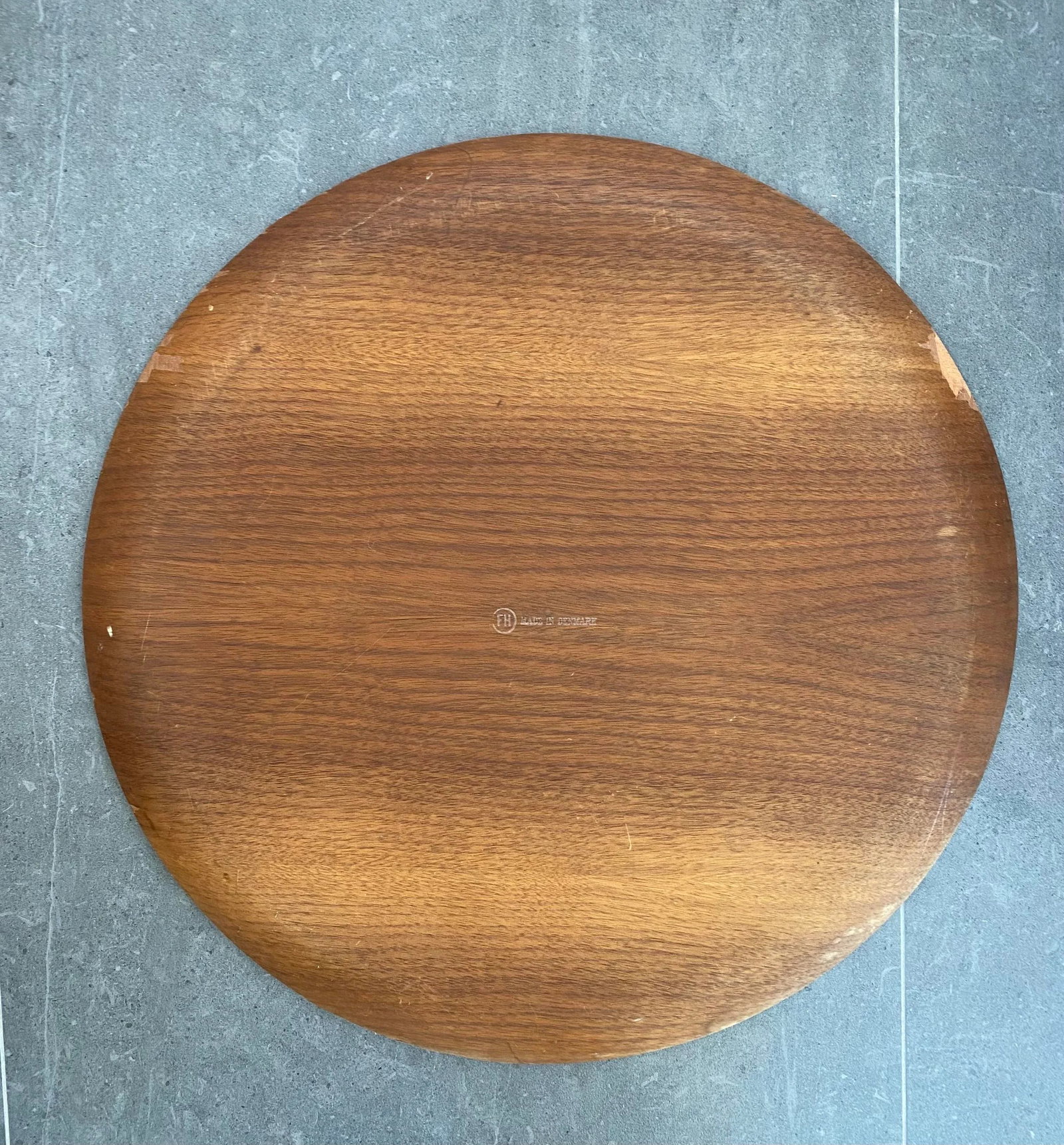 Vintage Mid Century Fritz Hansen Teak Tray Side Table - 7