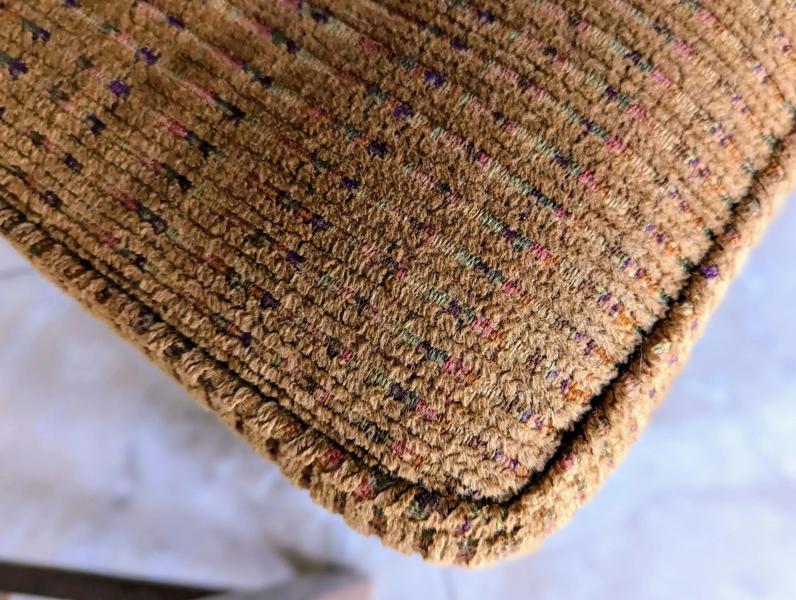 4 Mid-Century Lane Side Chairs With Multi Color Chenille - 10