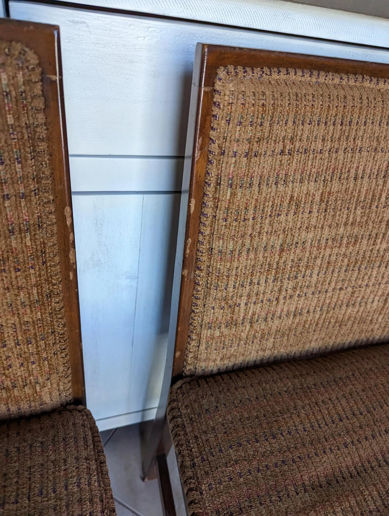 4 Mid-Century Lane Side Chairs With Multi Color Chenille - 8