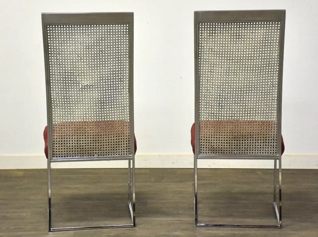 Milo Baughman for Thayer Coggin Dining Chairs - a Pair - 2
