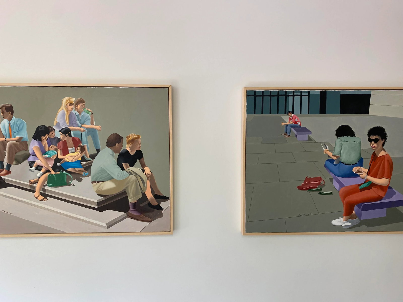 Vintage Photorealist Oil Painting on Canvas by Bisaccio - 8