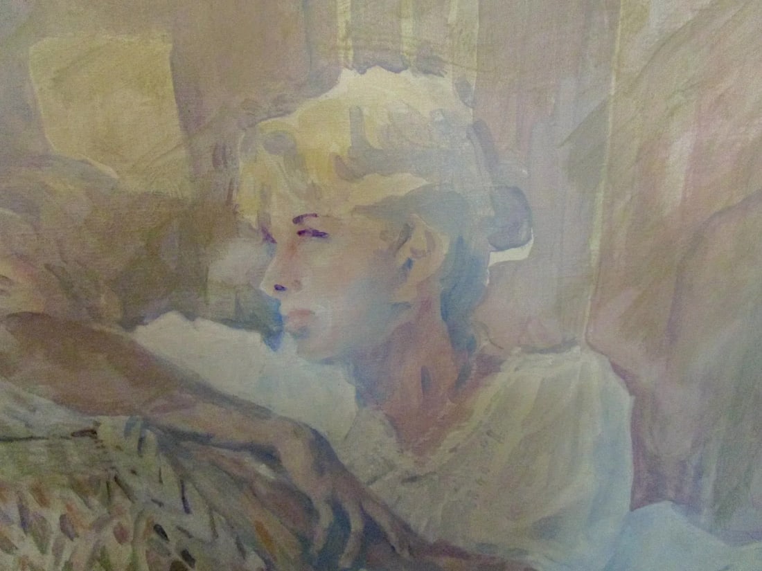 Impressionist Painting Titled Nancy by Savannah Georgia Artist Myrtle Jones - 2