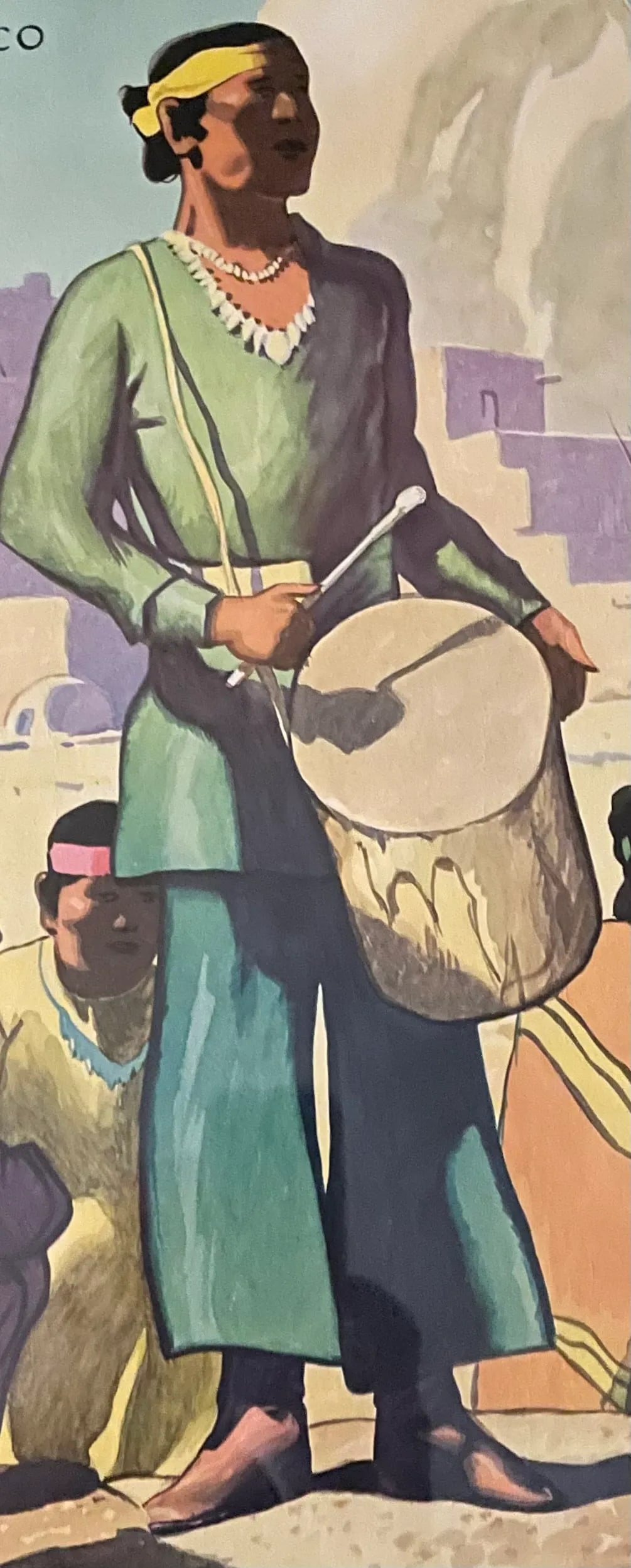 1940s Original Land of Pueblos Poster - 2