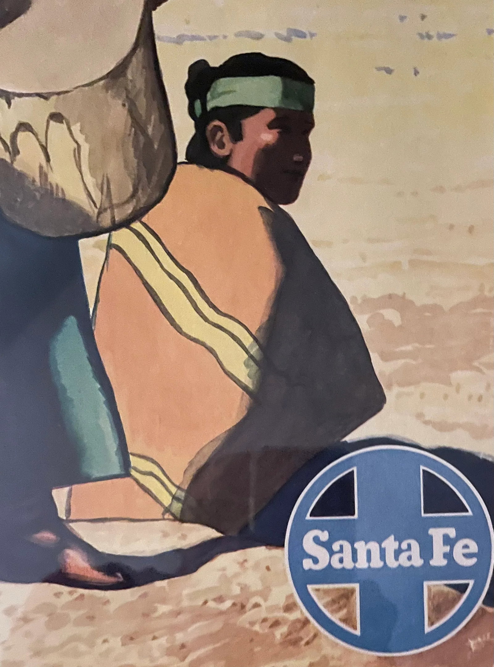 1940s Original Land of Pueblos Poster - 3