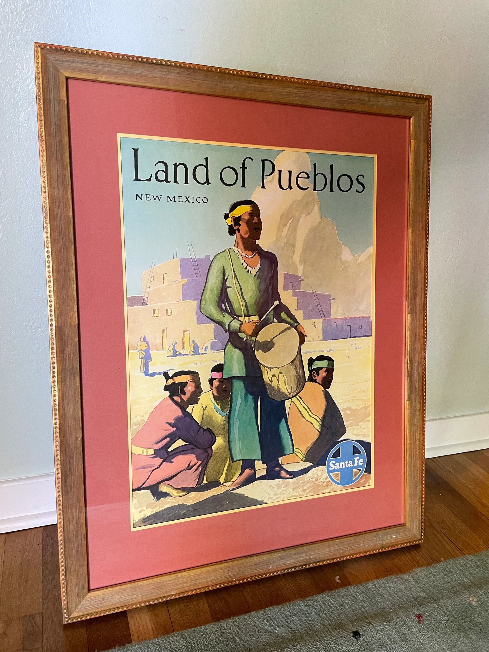 1940s Original Land of Pueblos Poster - 4