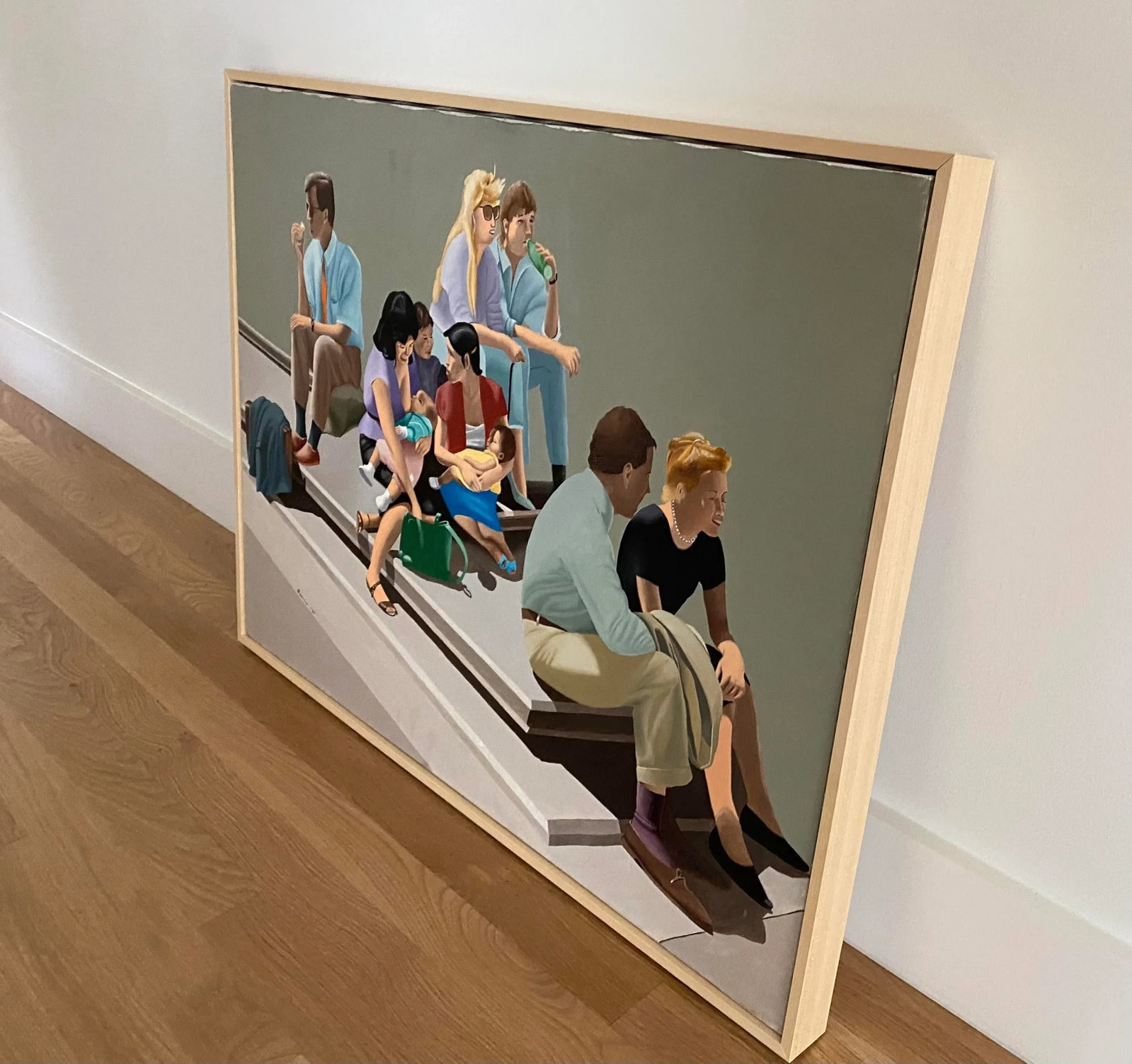 Vintage Photorealist Oil Painting on Canvas by Bisaccio - 6