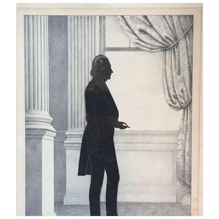 William Brown Kellogg Framed Silhouette Print of Us Senator Henry Clay - 2