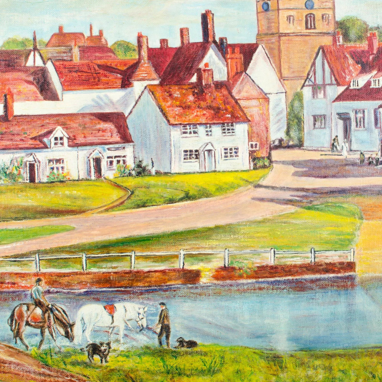 Finchingfield Essex, England Painting - 5