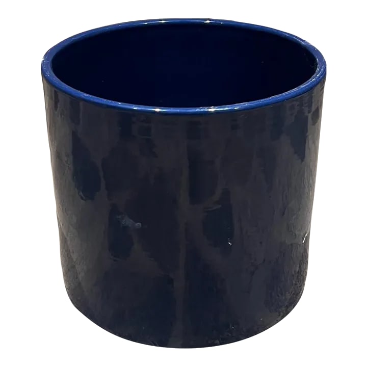 1960s Gainey Pottery Cobalt Blue Architectural Planter California (1 of 8)