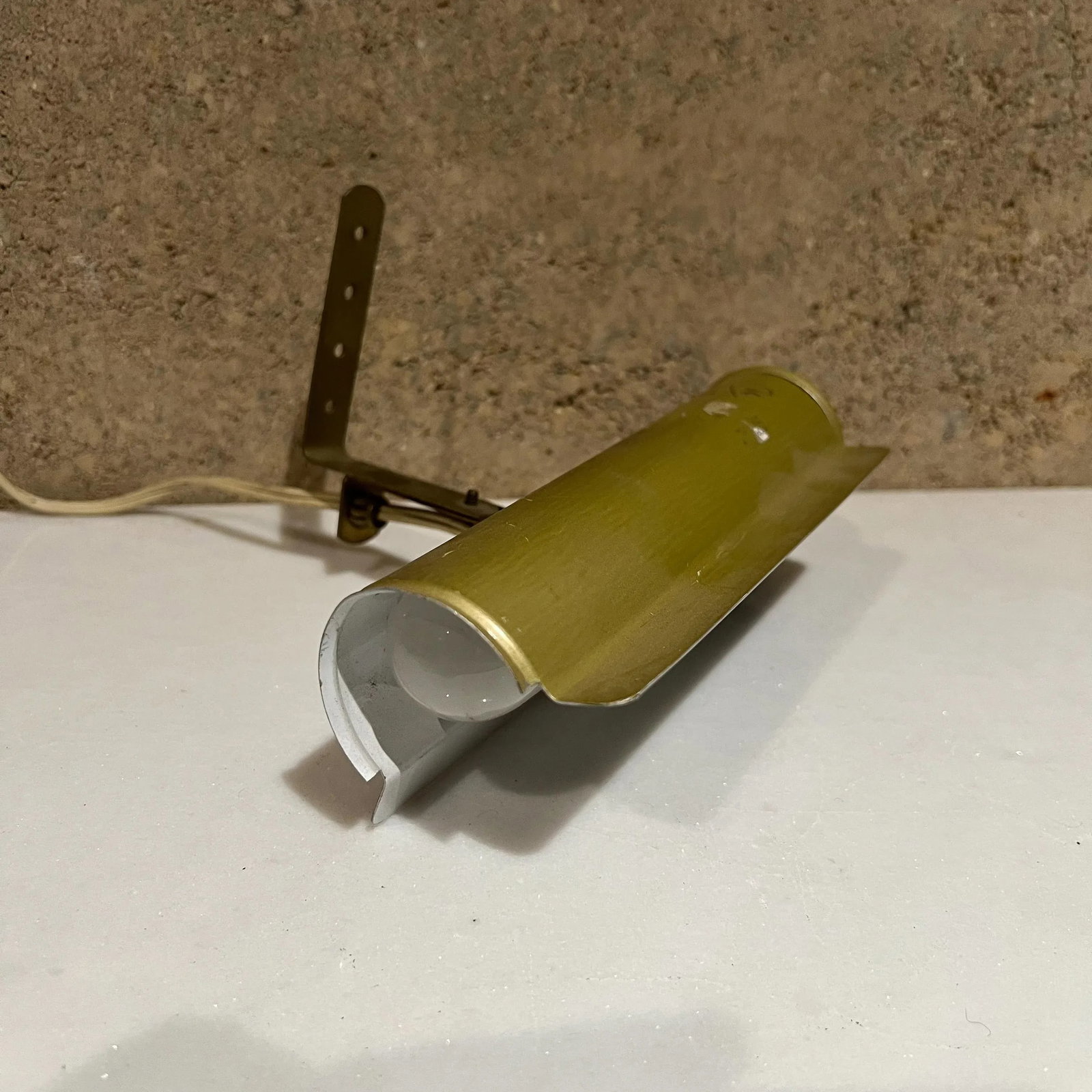 Vintage Industrial Gold Tube Wall Unit Task Picture Light, Los Angeles Ca - 2