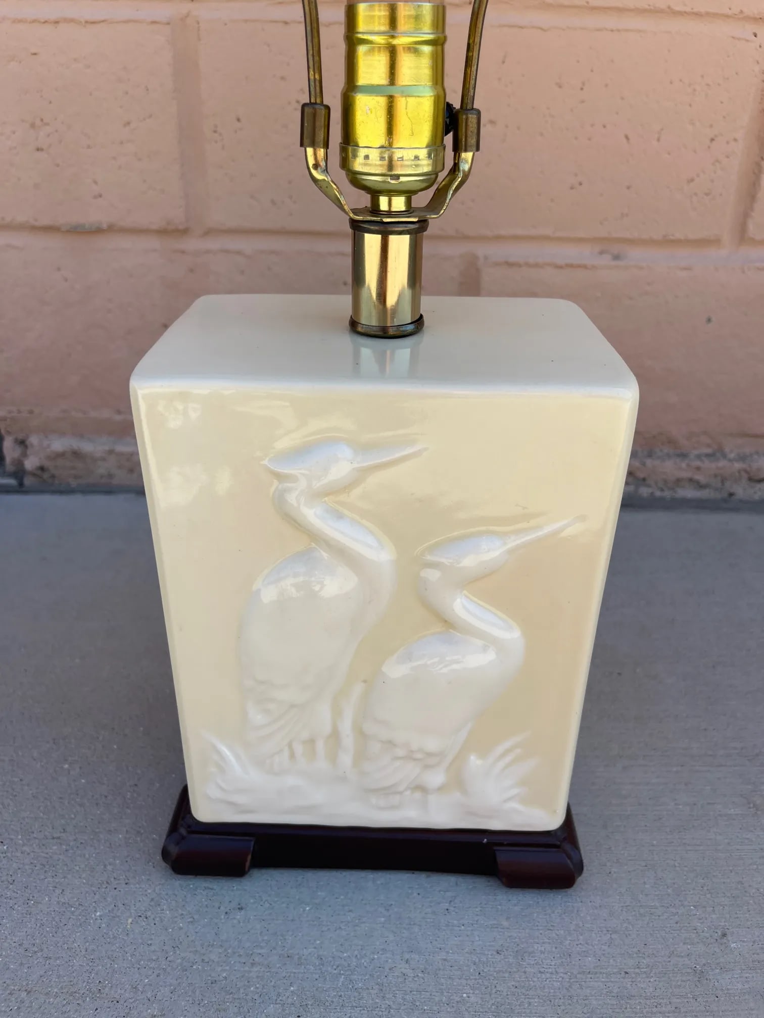 Vintage Mar-Kel Table Lamp With Heron Bird Motif - 2