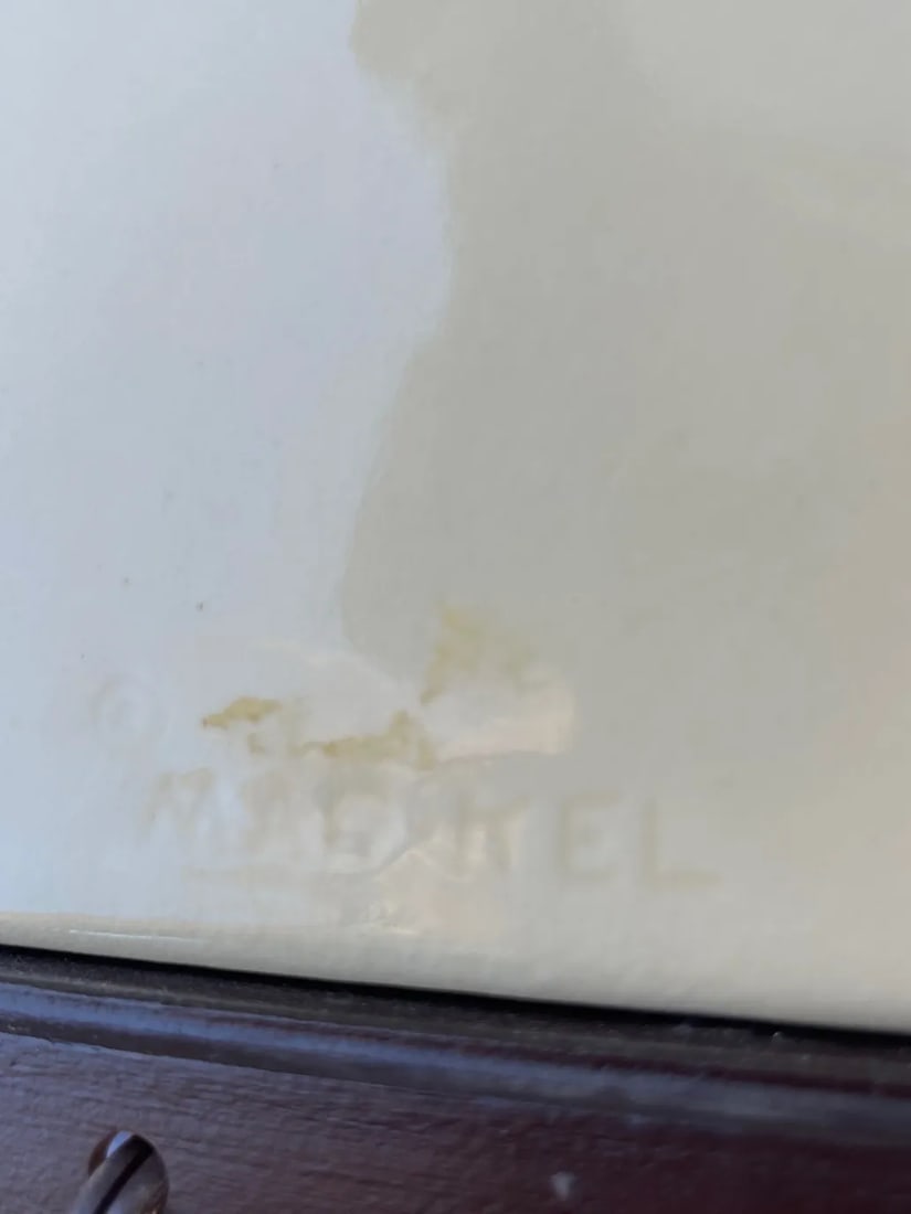 Vintage Mar-Kel Table Lamp With Heron Bird Motif - 7