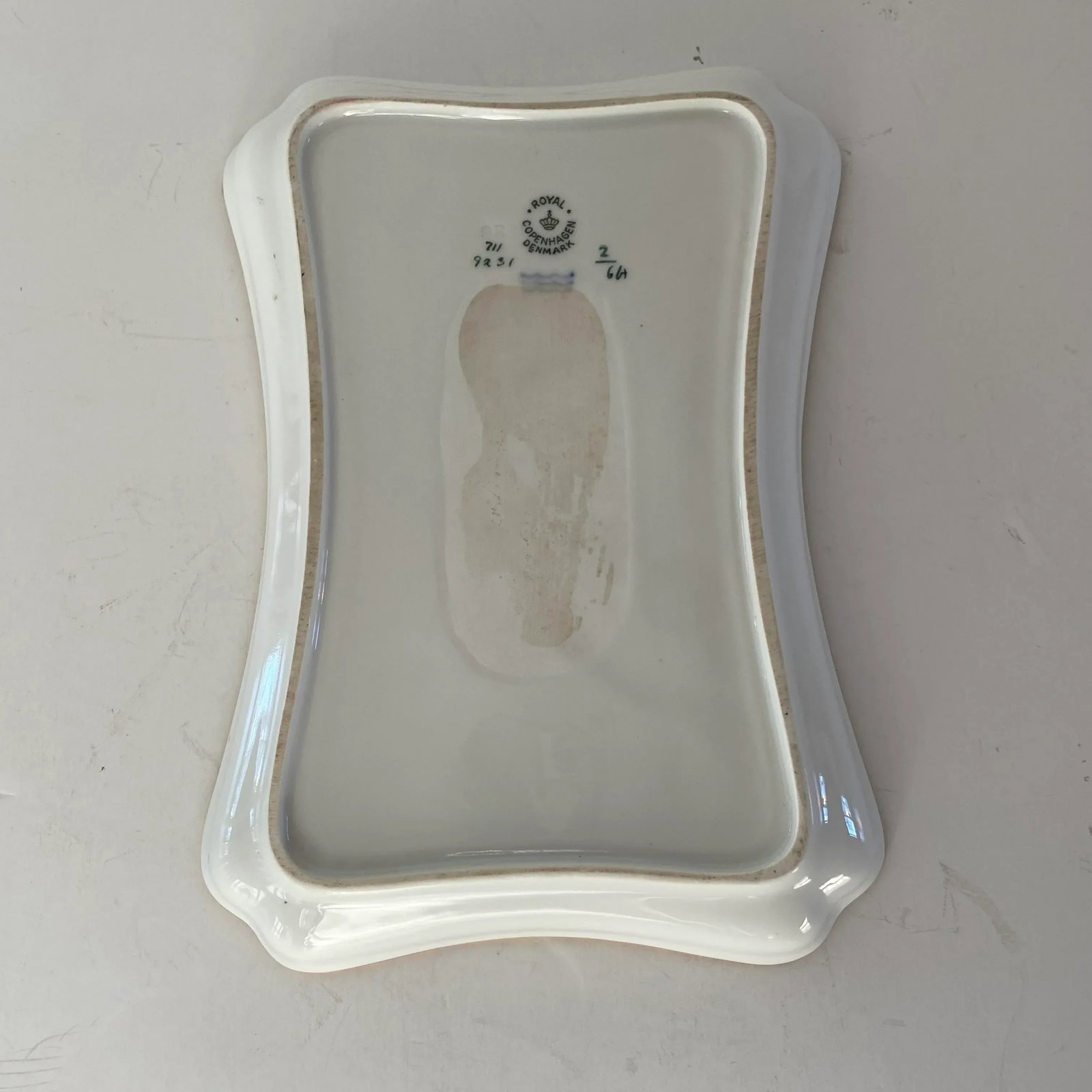 Royal Copenhagen Brown Iris Gilded Porcelain Tray - 4