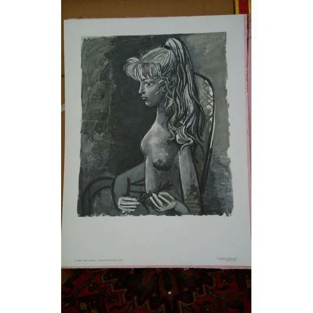 Pablo Picasso (One) Cubist Lithograph "Sylvette Au Fauteuil" - 4