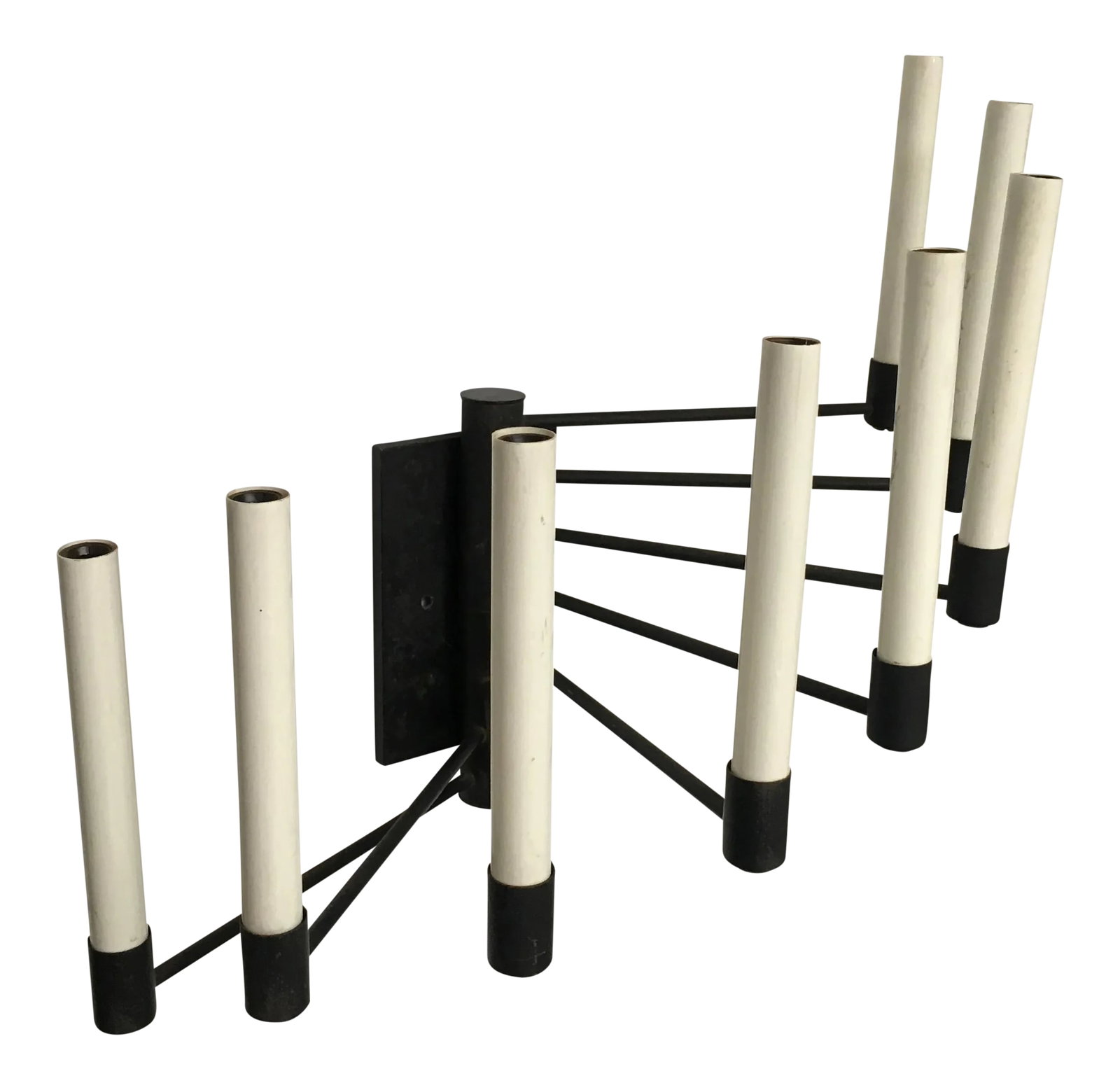 Rare Lightolier Eight-Arm Mid-Century Modern Wall Sconce, Model Ca-5417, Attributed to Gerald Thurst (1 of 9)