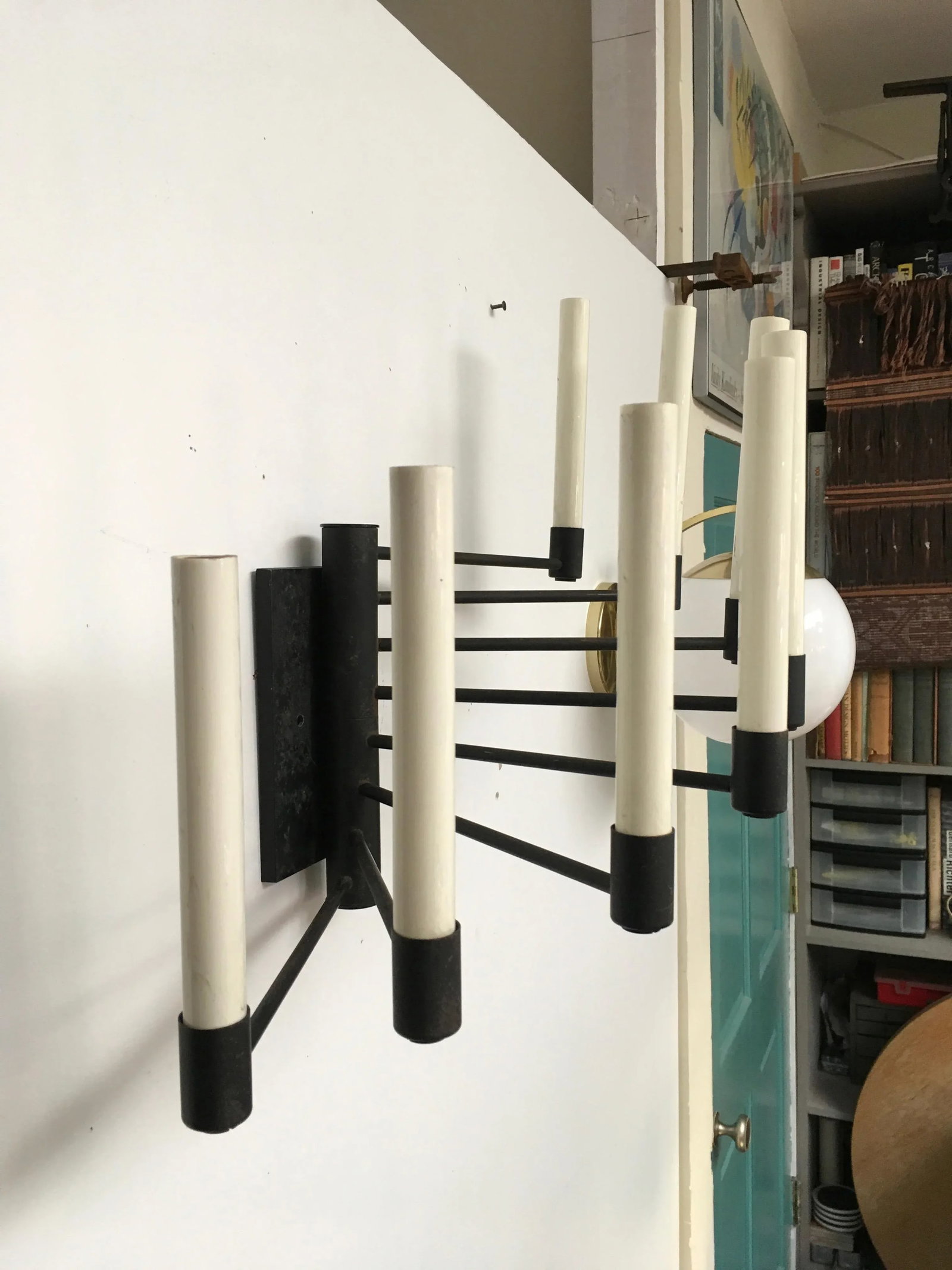 Rare Lightolier Eight-Arm Mid-Century Modern Wall Sconce, Model Ca-5417, Attributed to Gerald Thurst - 8