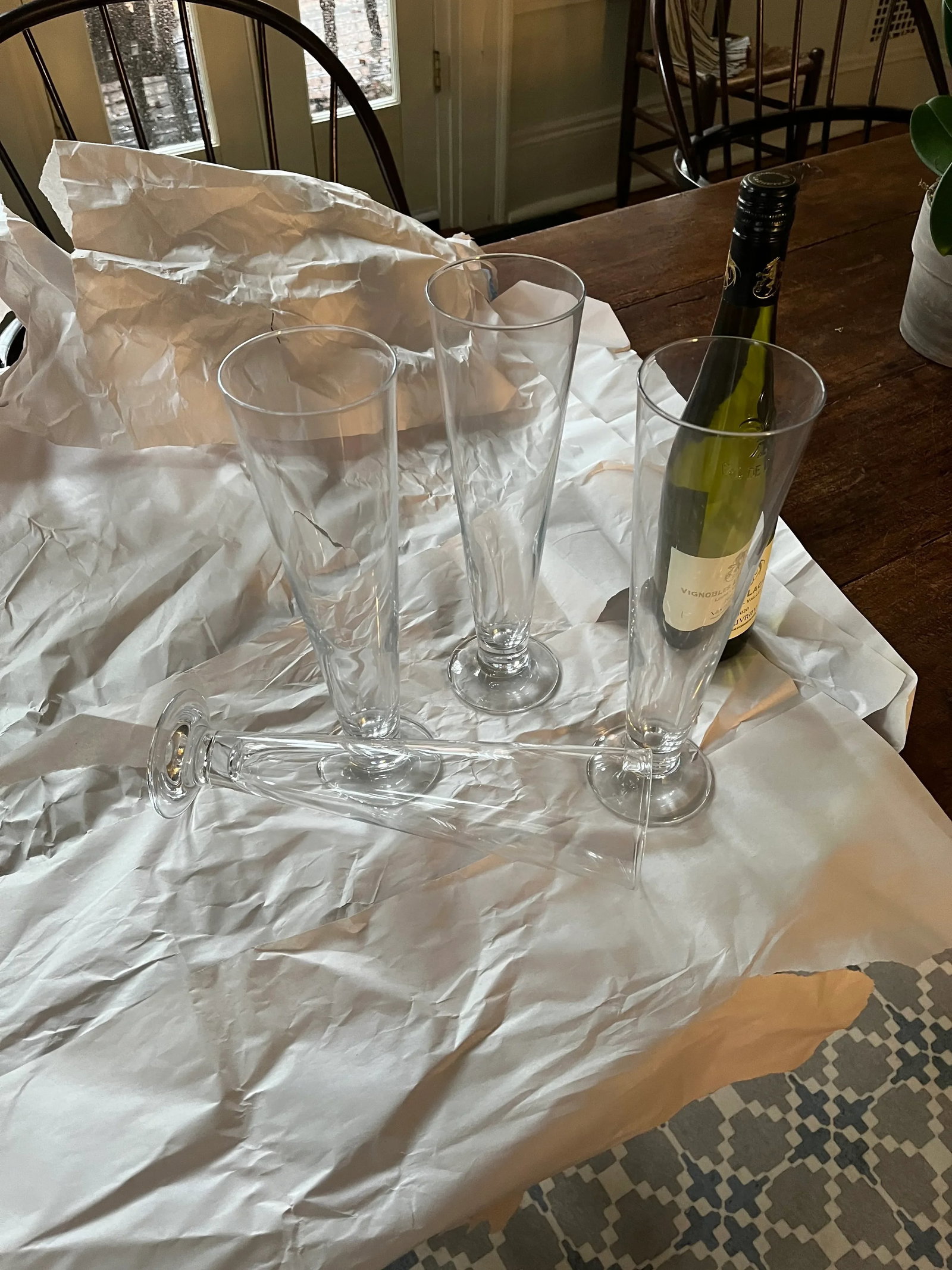 Vintage Pilsner Glasses- Set of 4 - 4