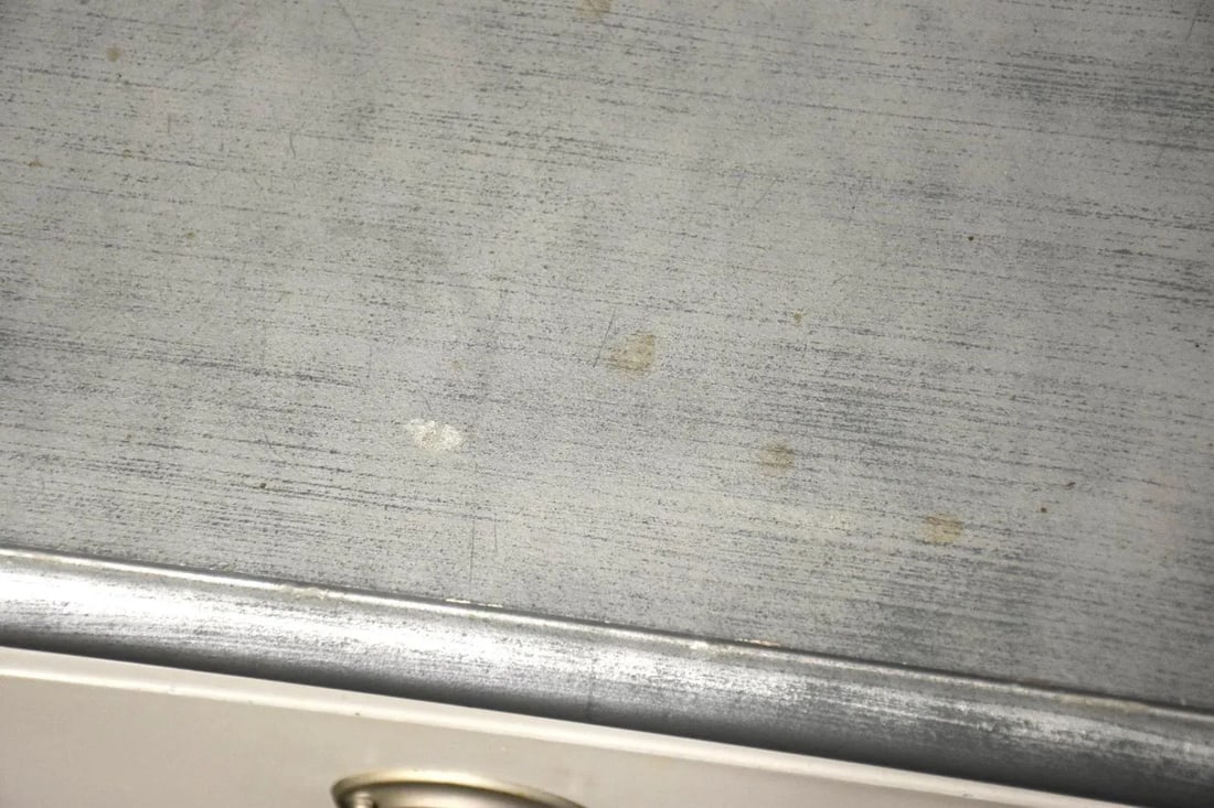 Grey and White Nightstands - a Pair - 8