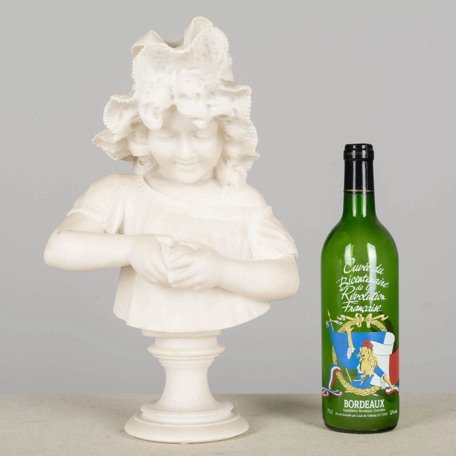 19th Century Pietro Giorgi Sculpture of Girl Peeling an Orange - 8