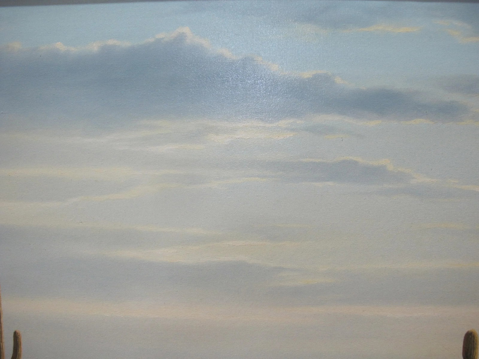Rob Macintosh Desert Tucson Sunset Landscape Signed Oil Painting - 6