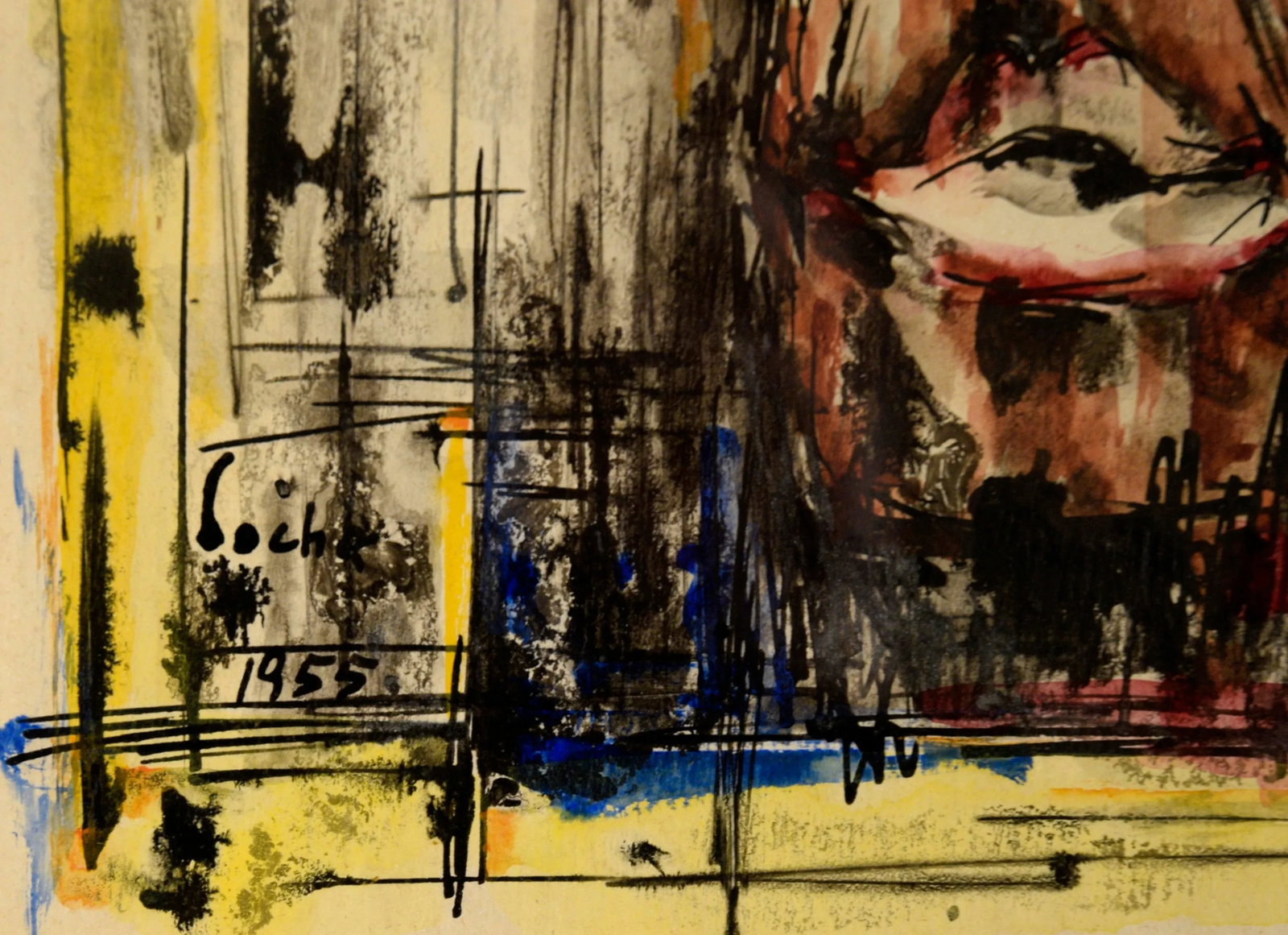"King of the Blues" - b.b. King Portrait in Watercolor and Ink on Paper by John Martin Socha - 4