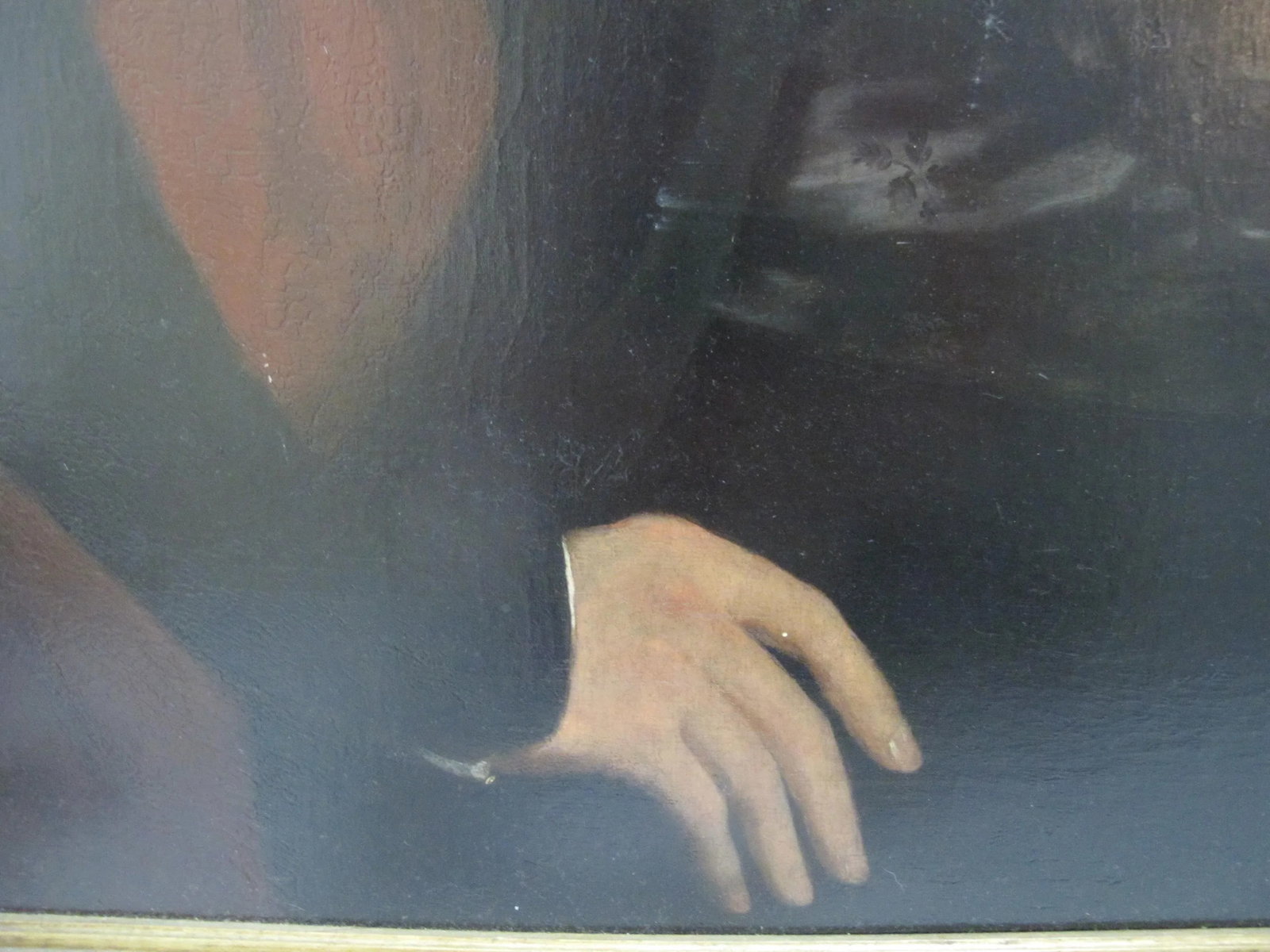 George Francis Mulvany Antique Oil Painting Portrait of Actor Michael Kelly (1762-1826) - 4