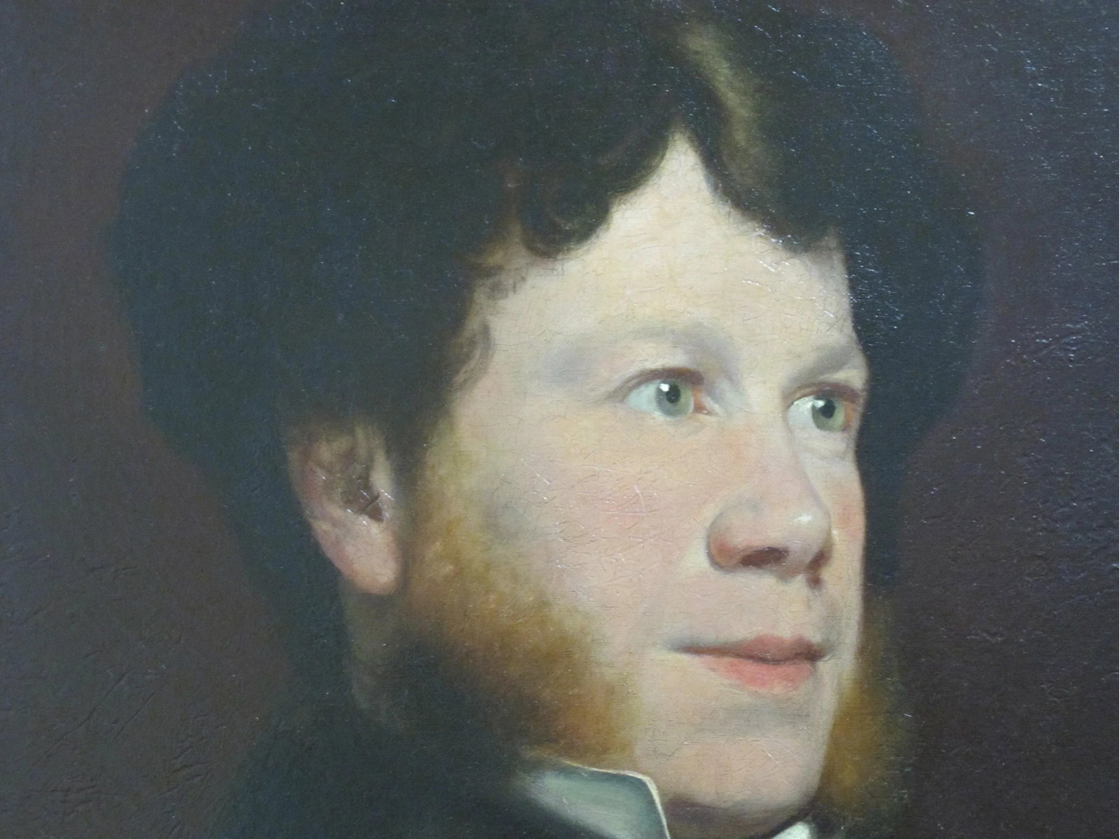 George Francis Mulvany Antique Oil Painting Portrait of Actor Michael Kelly (1762-1826) - 5