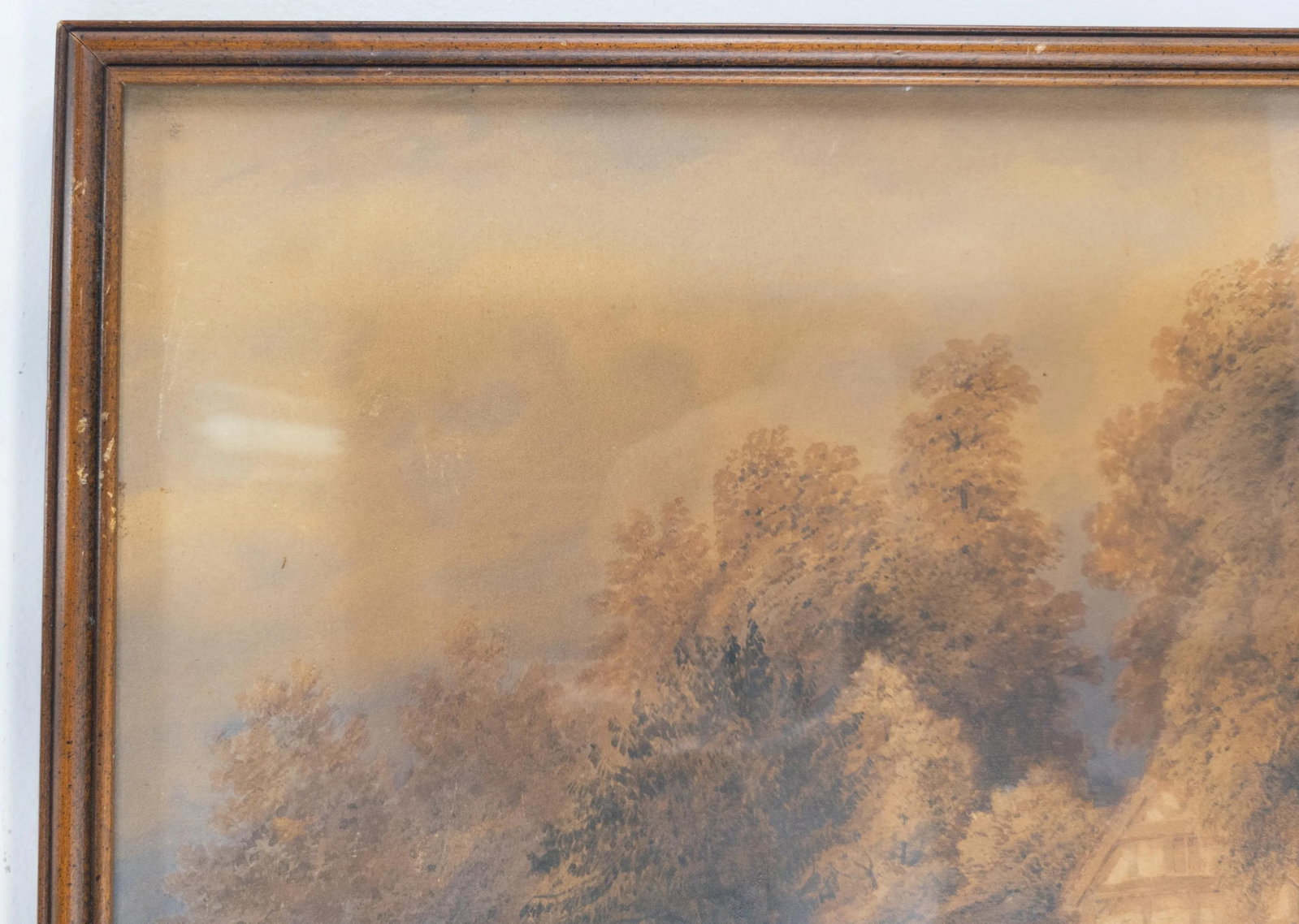19th Century English Watercolor Landscape Painting With Cows - 5