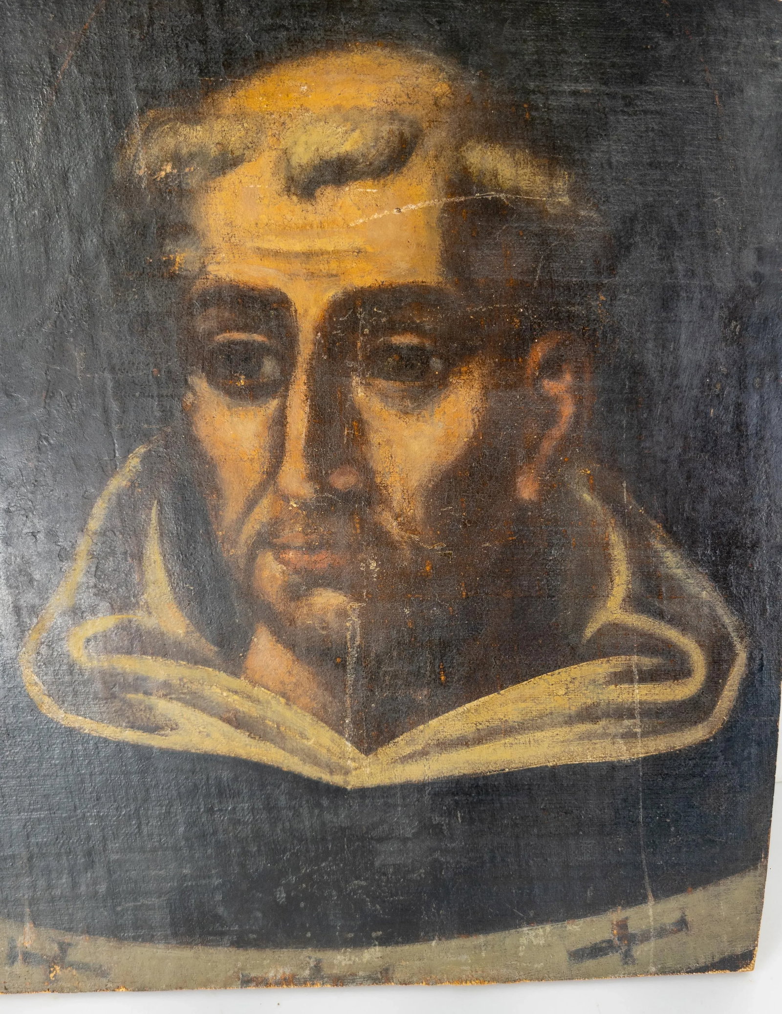 18th Century Italian or Spanish Old Master Painting of a Saint - 2