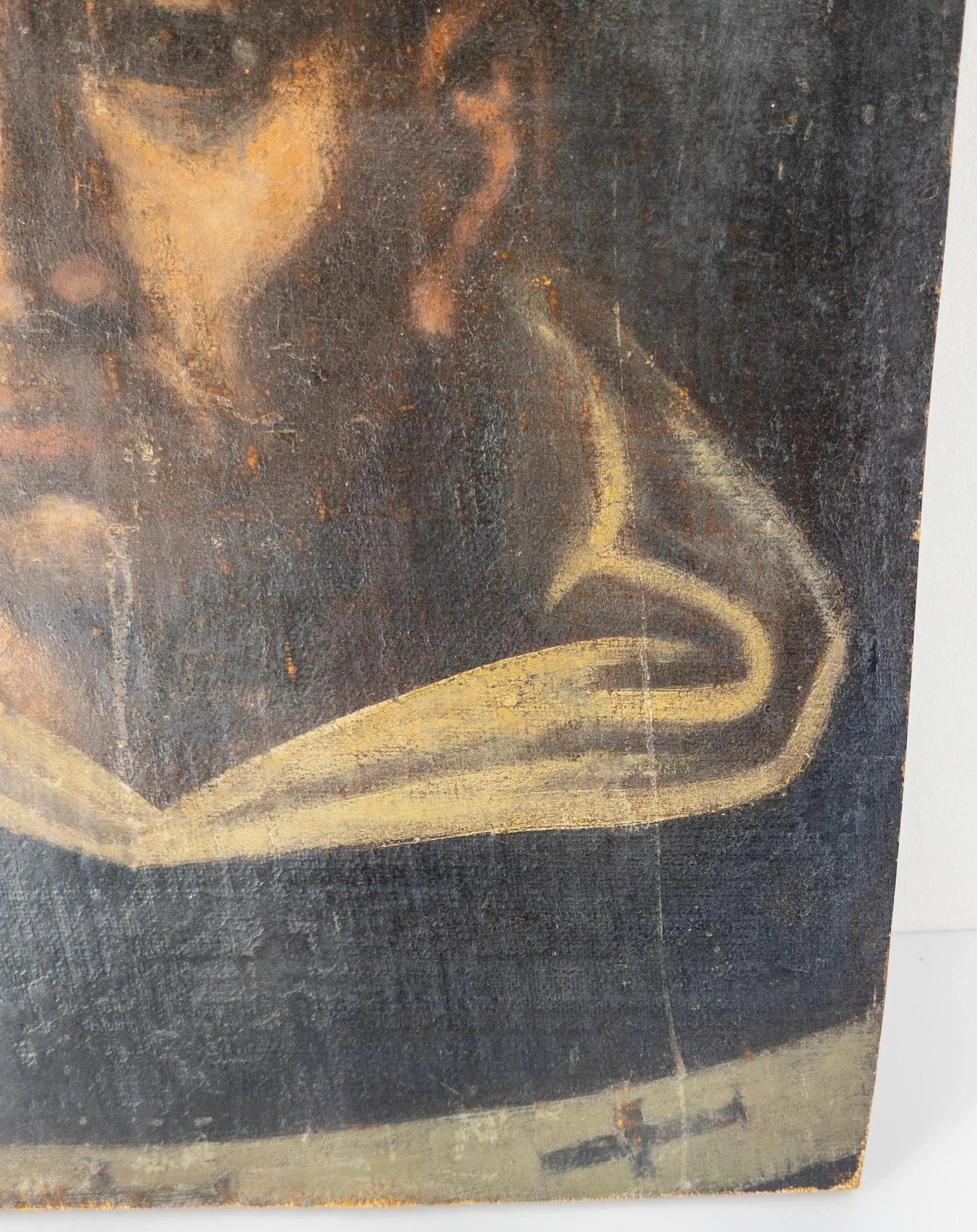 18th Century Italian or Spanish Old Master Painting of a Saint - 5