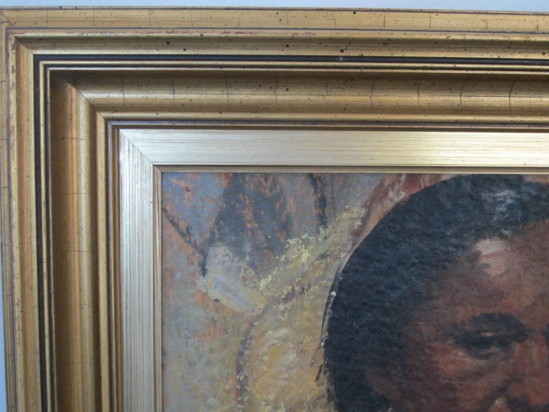 "Woman in a Pink Bathrobe" Painting - 6
