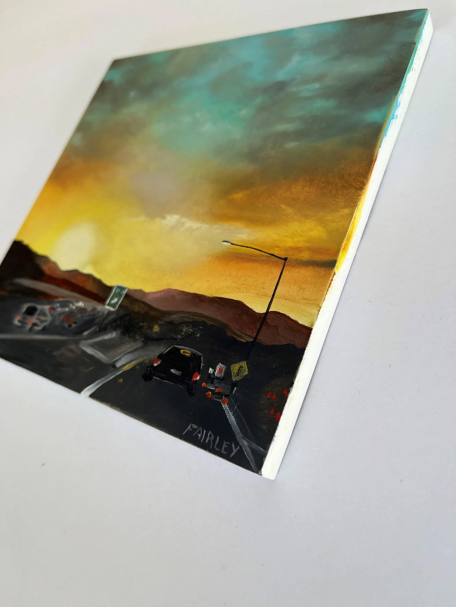 Miniature Los Angeles Oil Painting by Jessica Fairley - 2