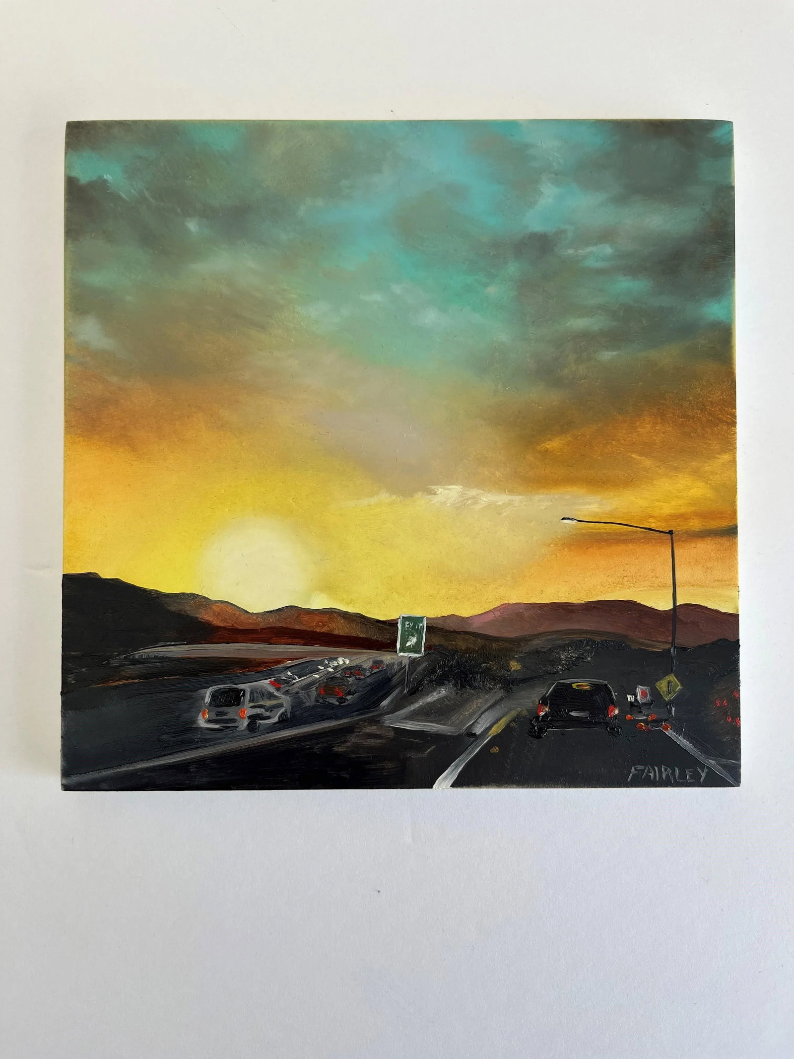 Miniature Los Angeles Oil Painting by Jessica Fairley - 3