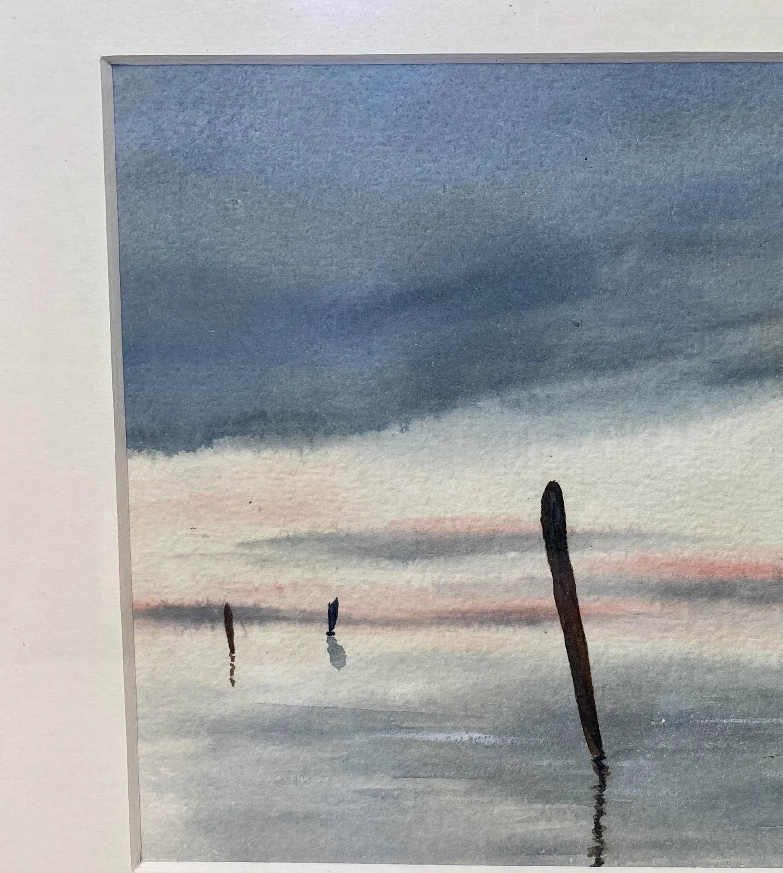 Antique Original Signed Sailboat Watercolor Painting by R C Fry From England - Circa 1918 - 4