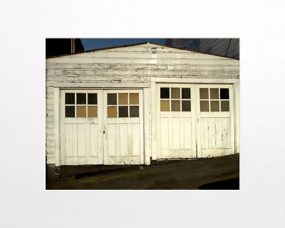 Contemporary Night Photograph "Double Garage" by John Vias - 2
