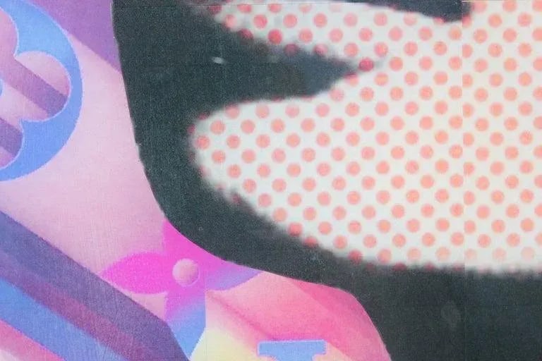 "Audrey Hepburn Vogue" Contemporary Mixed-Media Collage by Jim Hudek - 3
