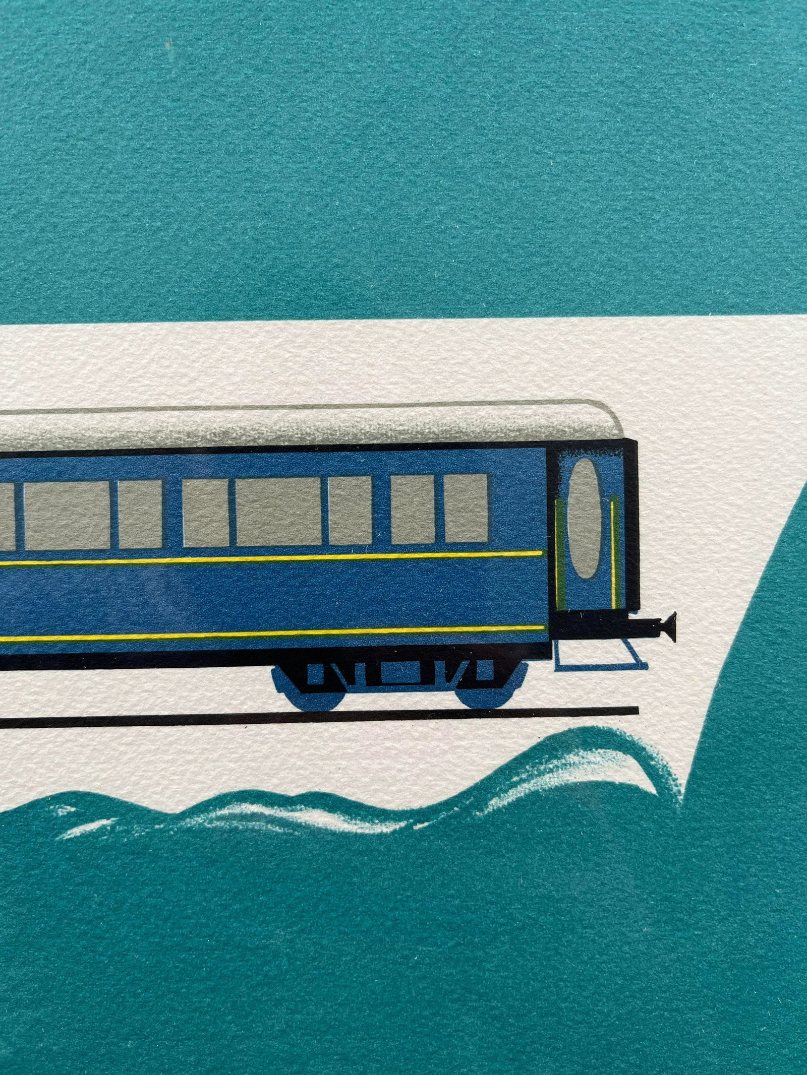 Vintage "Venice Simplon Orient Express" Lithograph Poster, Circa 1980s - 8