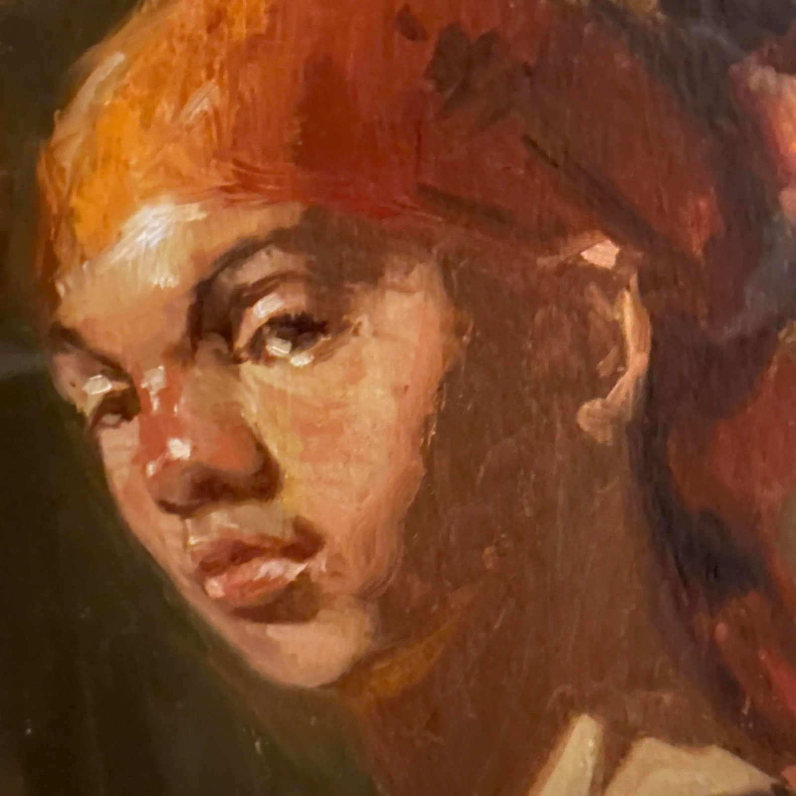 2012 "The Poet" Expressionist Portrait Oil Painting - 2