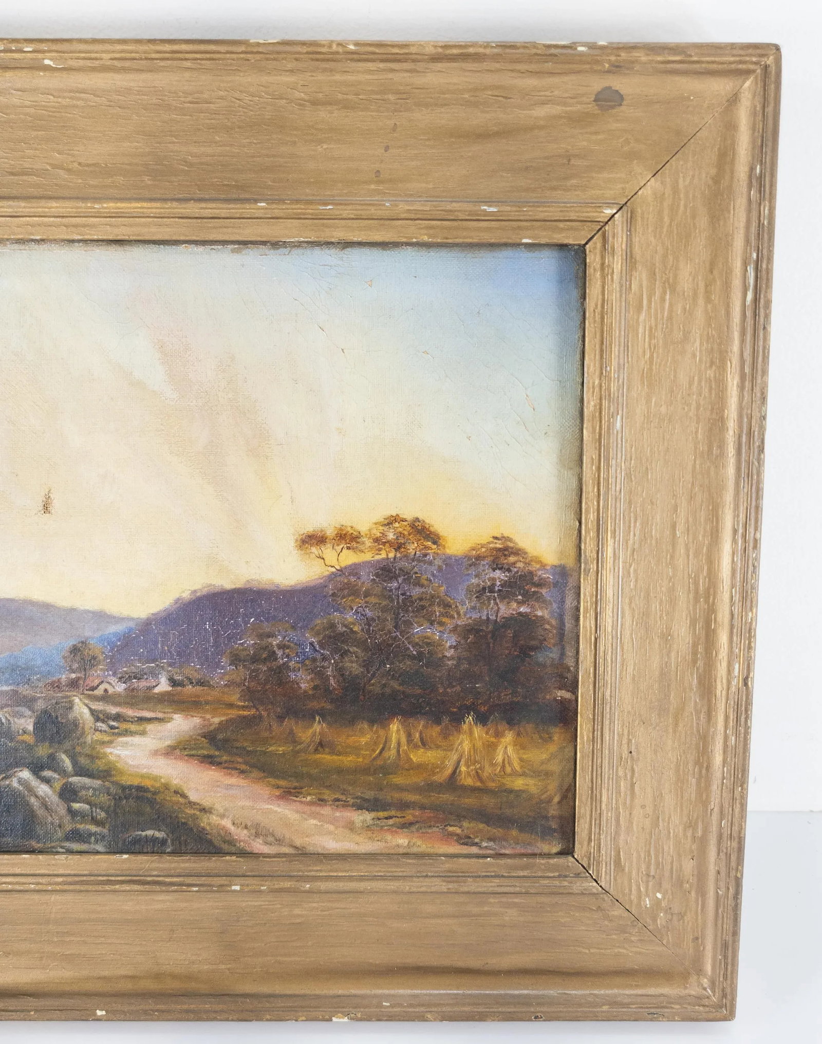 19th Century Scottish Oil Landscape Painting With Edinburgh Labels - 5