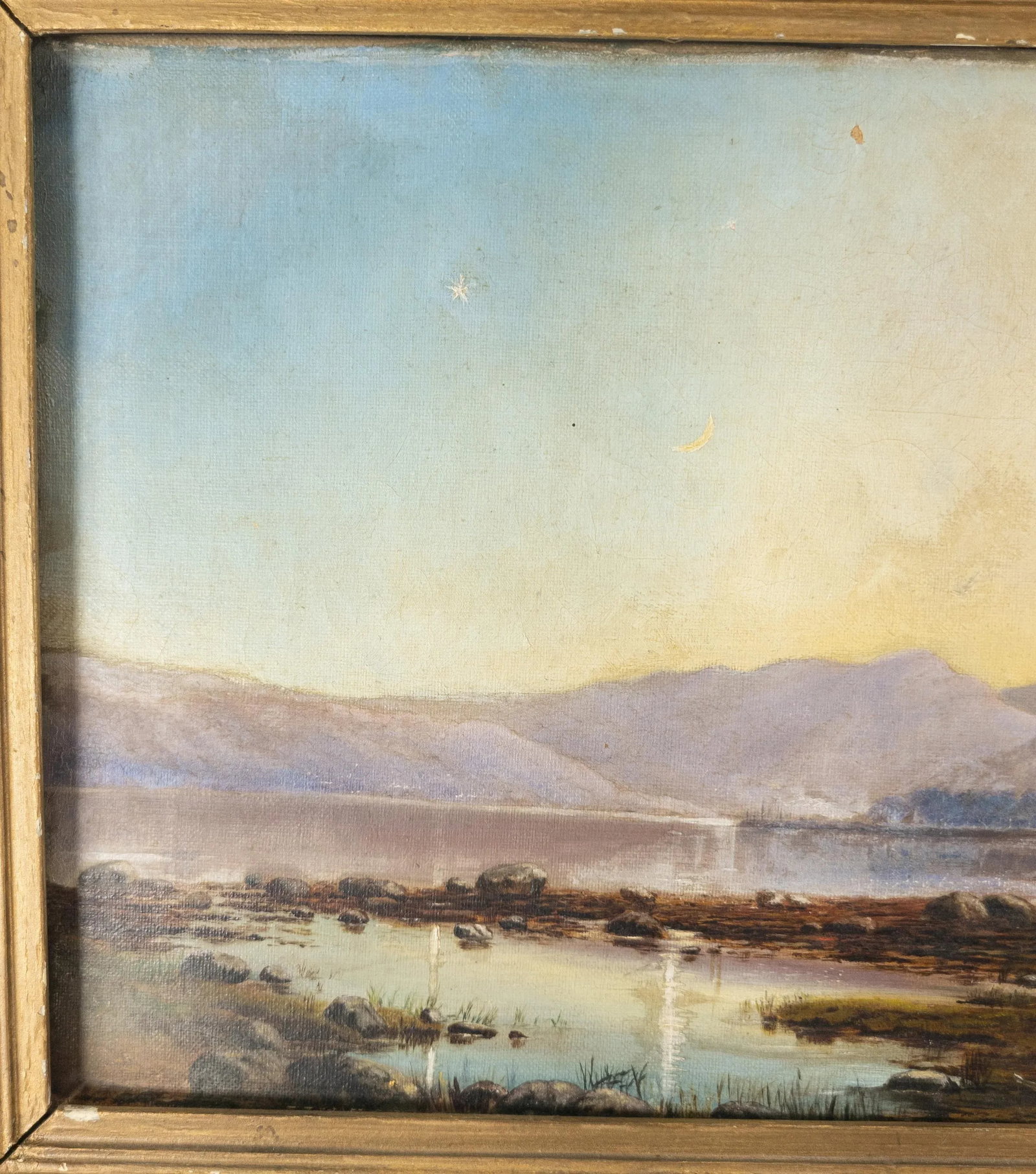 19th Century Scottish Oil Landscape Painting With Edinburgh Labels - 6