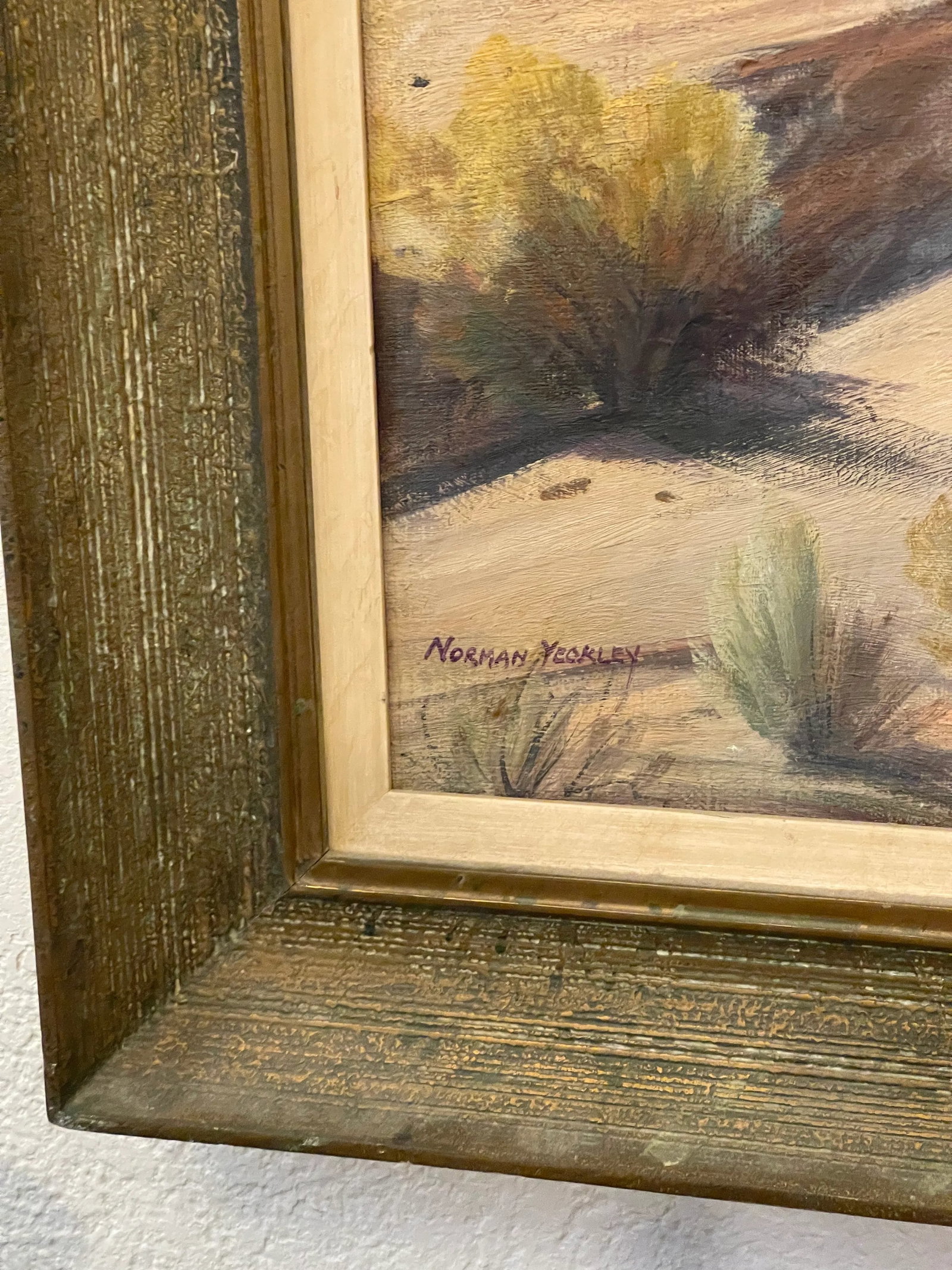 Norman Yeckley Signed Original Oil Painting "El Esperito Del Sol" - 2