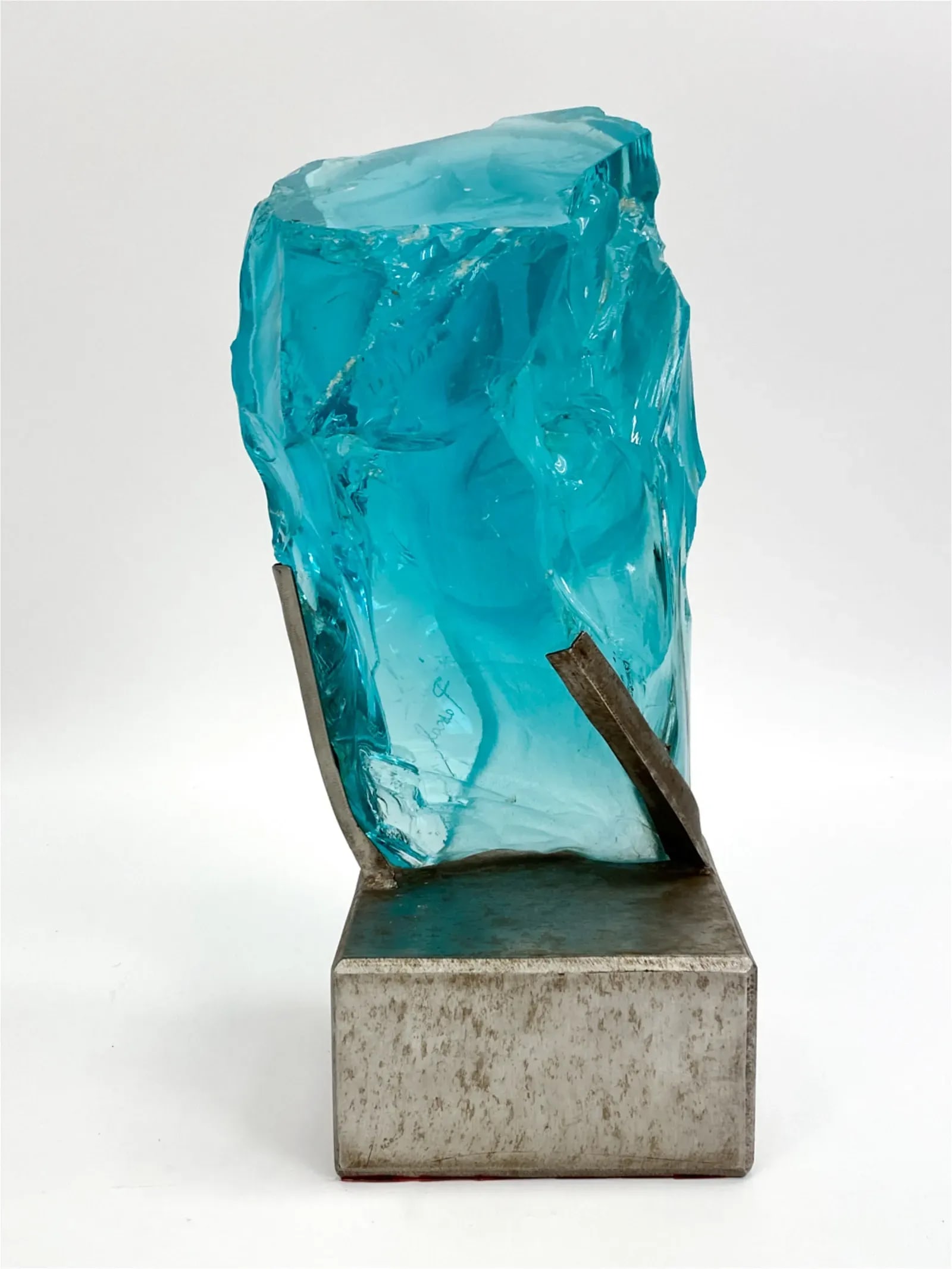 Suzanne Pascal 1914-2021 Carved Glass Sculpture - 10