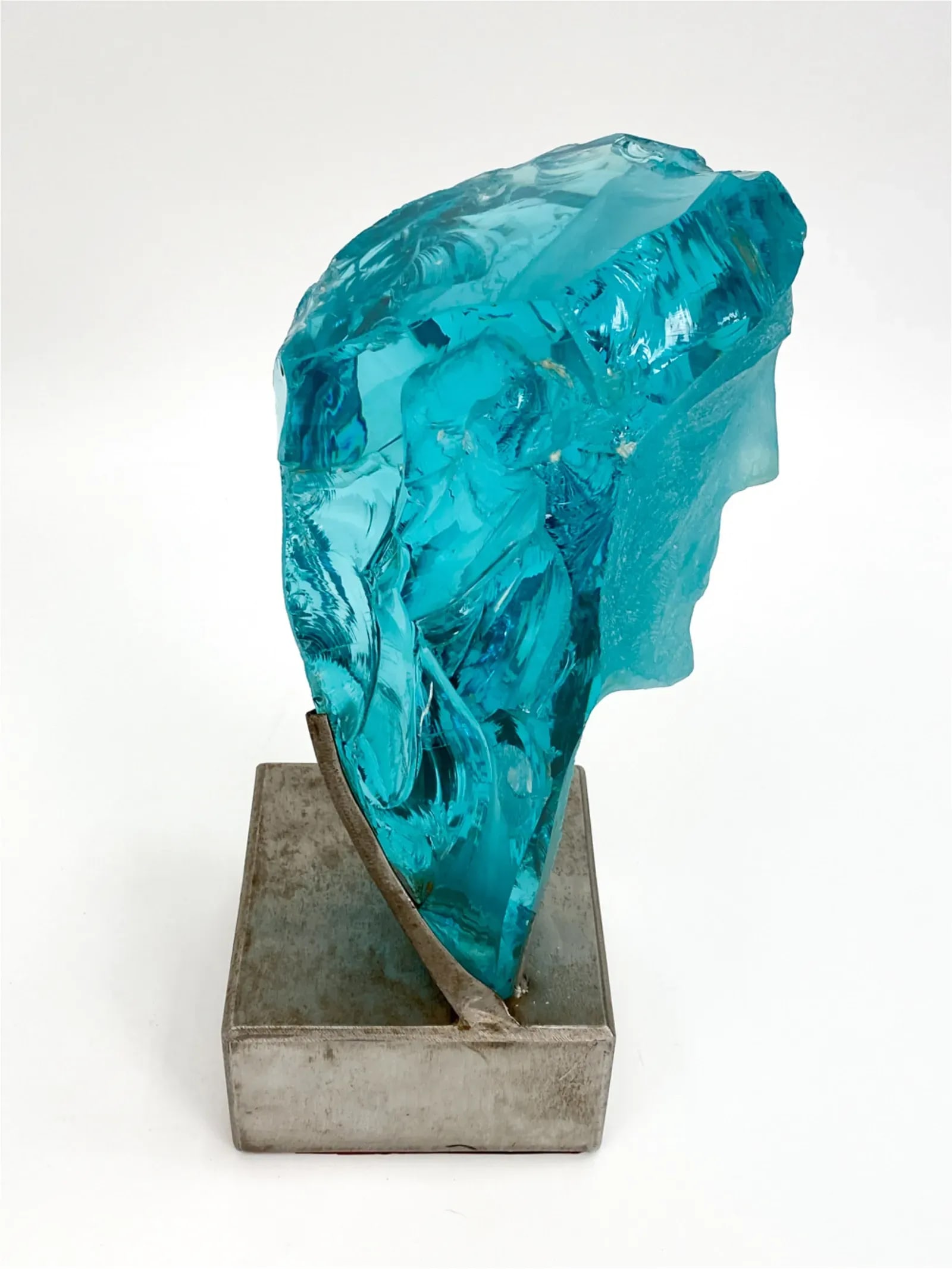 Suzanne Pascal 1914-2021 Carved Glass Sculpture - 11