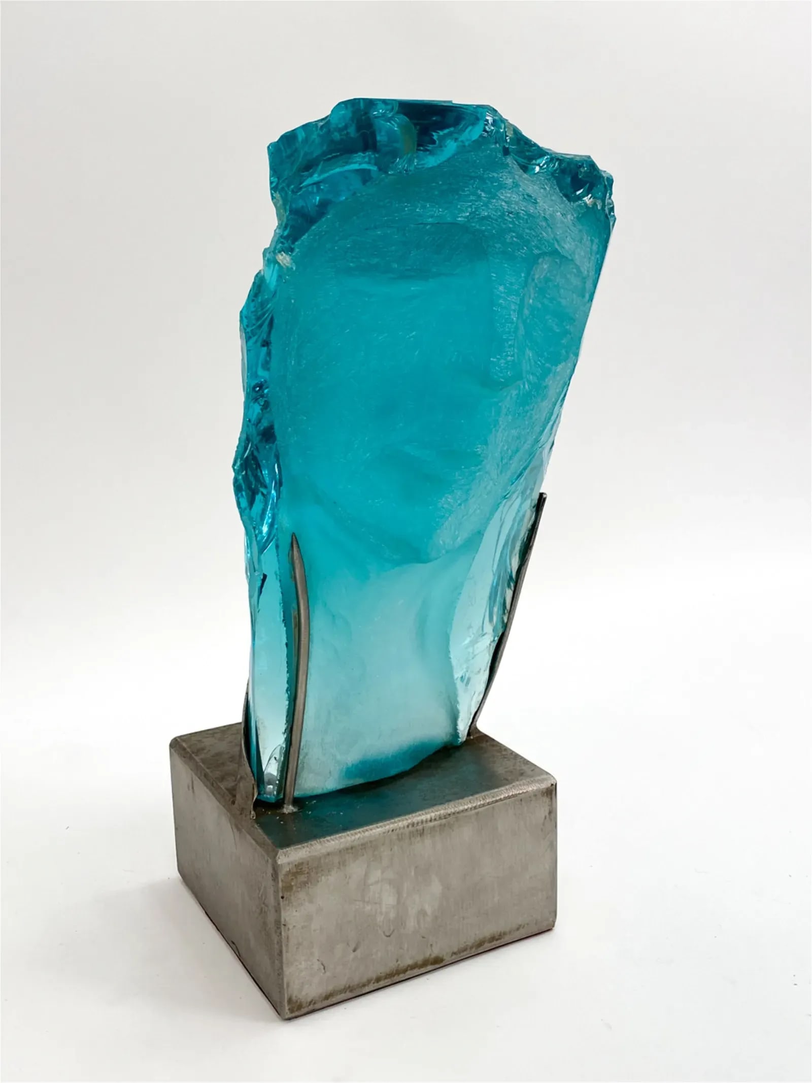 Suzanne Pascal 1914-2021 Carved Glass Sculpture - 2