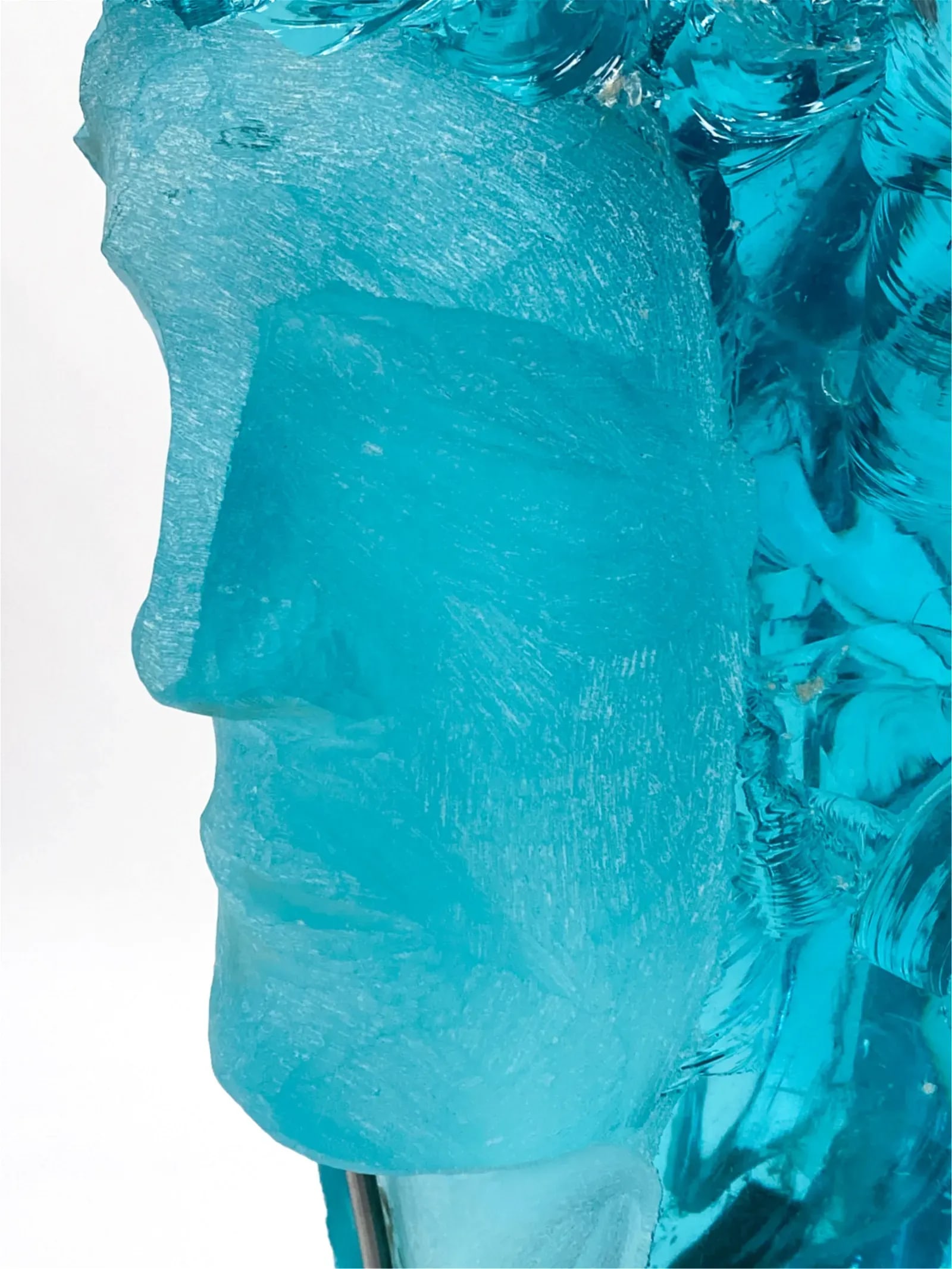 Suzanne Pascal 1914-2021 Carved Glass Sculpture - 7