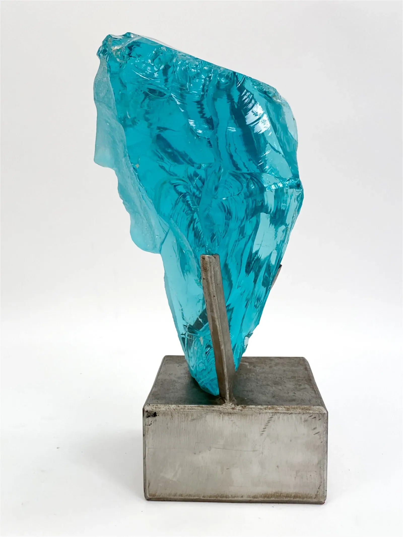 Suzanne Pascal 1914-2021 Carved Glass Sculpture - 8