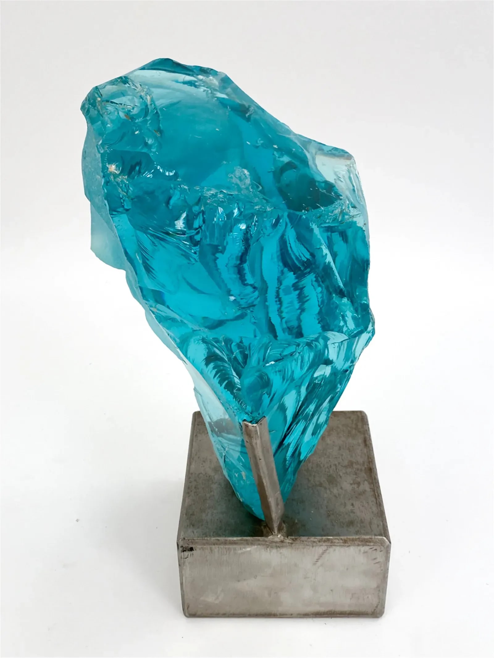 Suzanne Pascal 1914-2021 Carved Glass Sculpture - 9